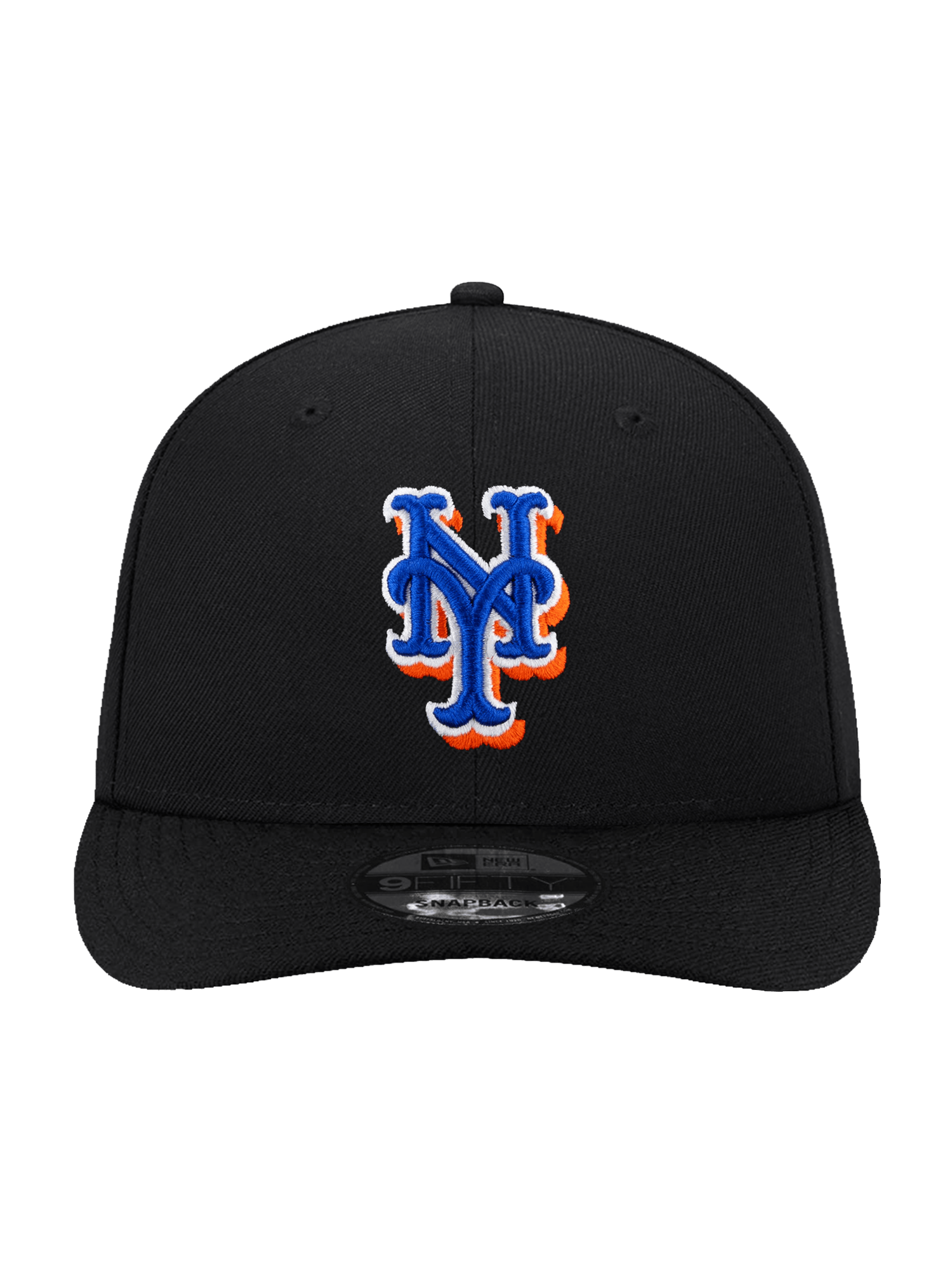 New Era Caps OSFA New York Mets New Era MLB Alt Pre-Curved 9FIFTY Snapback Hat - Black