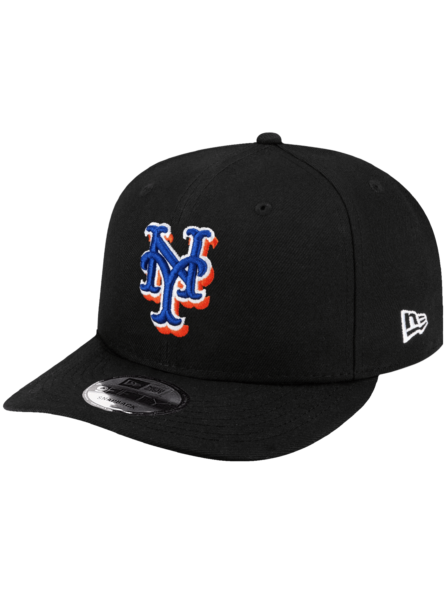 New Era Caps OSFA New York Mets New Era MLB Alt Pre-Curved 9FIFTY Snapback Hat - Black