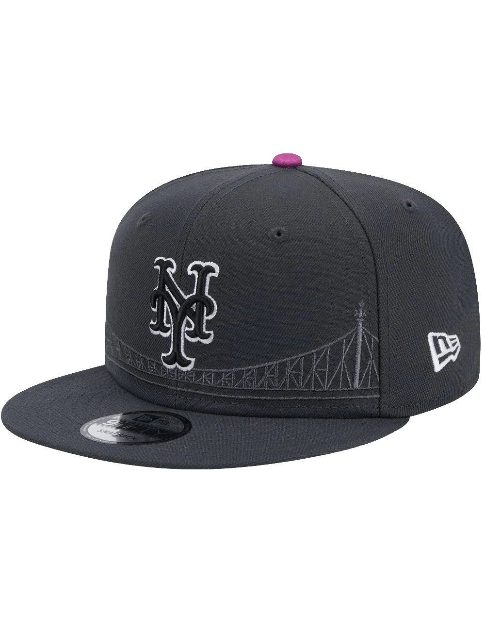 New Era Caps New York Mets New Era MLB City Connect 9FIFTY Snapback Hat - Graphite