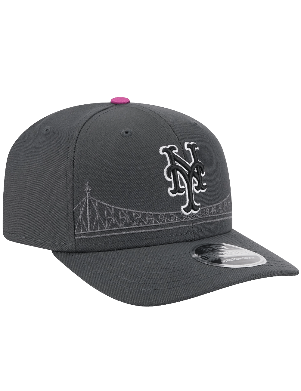 New Era Caps New York Mets New Era MLB City Connect 9SEVENTY Stretch Snapback Hat - Graphite