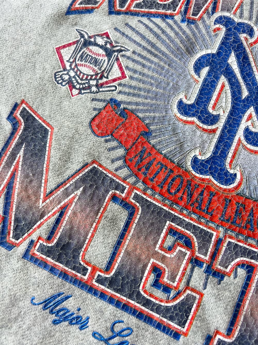 New Era Jumpers New York Mets New Era MLB Gradient Arch Hoodie Jumper - Grey