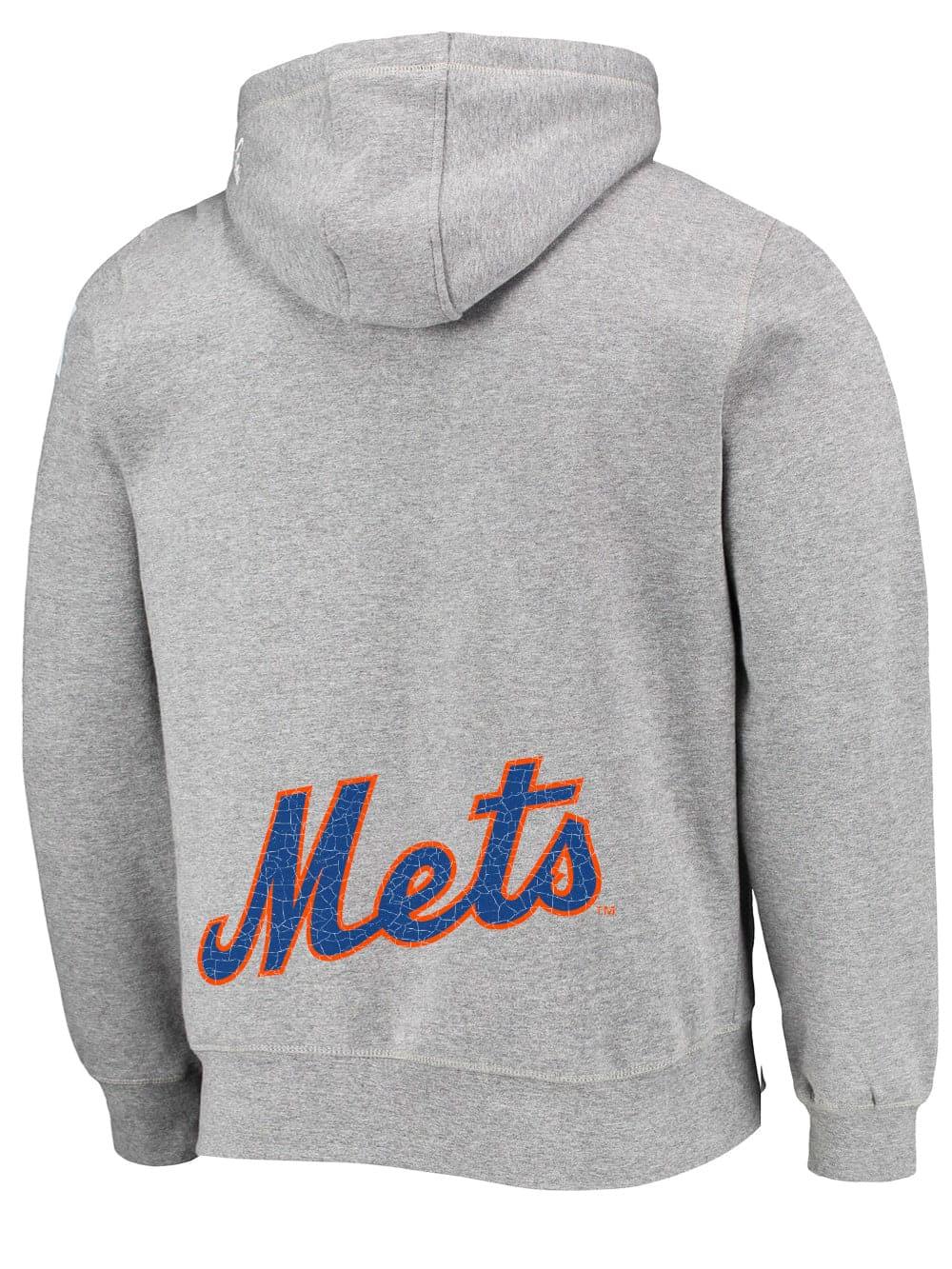 New Era Jumpers New York Mets New Era MLB Gradient Arch Hoodie Jumper - Grey