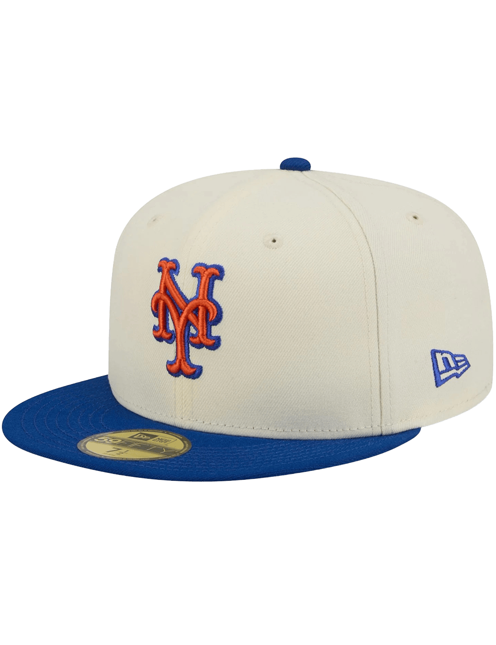 New Era Caps New York Mets New Era MLB Team 2 Tone 59FIFTY Fitted Hat - Chrome