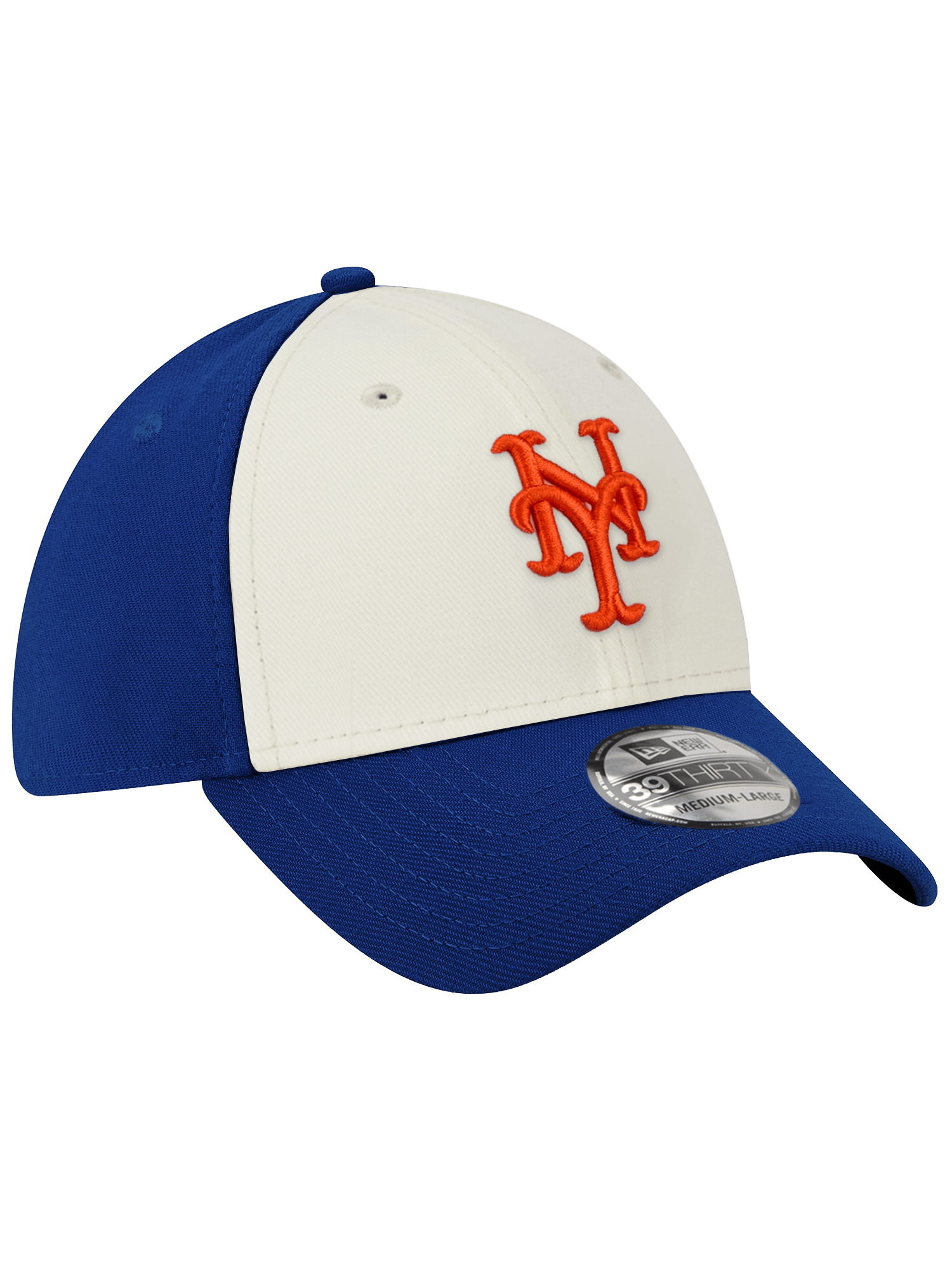 New Era Caps New York Mets New Era MLB Team Chrome 39THIRTY Stretch-Fit Hat