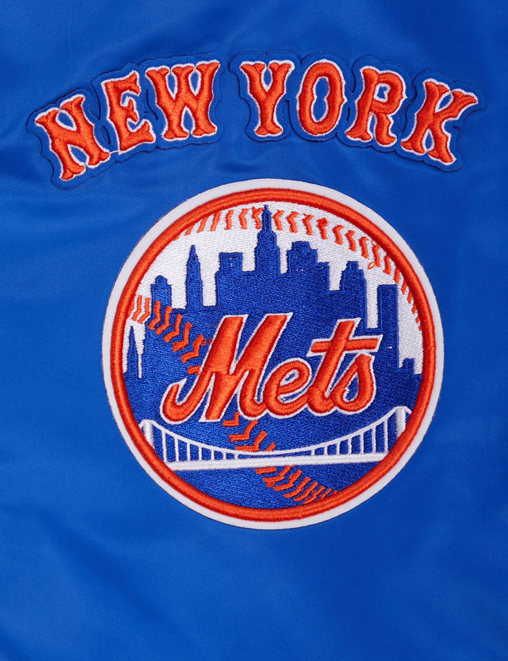 Pro Standard Jackets New York Mets Pro Standard MLB Retro Classic Lightweight Satin Jacket - Blue