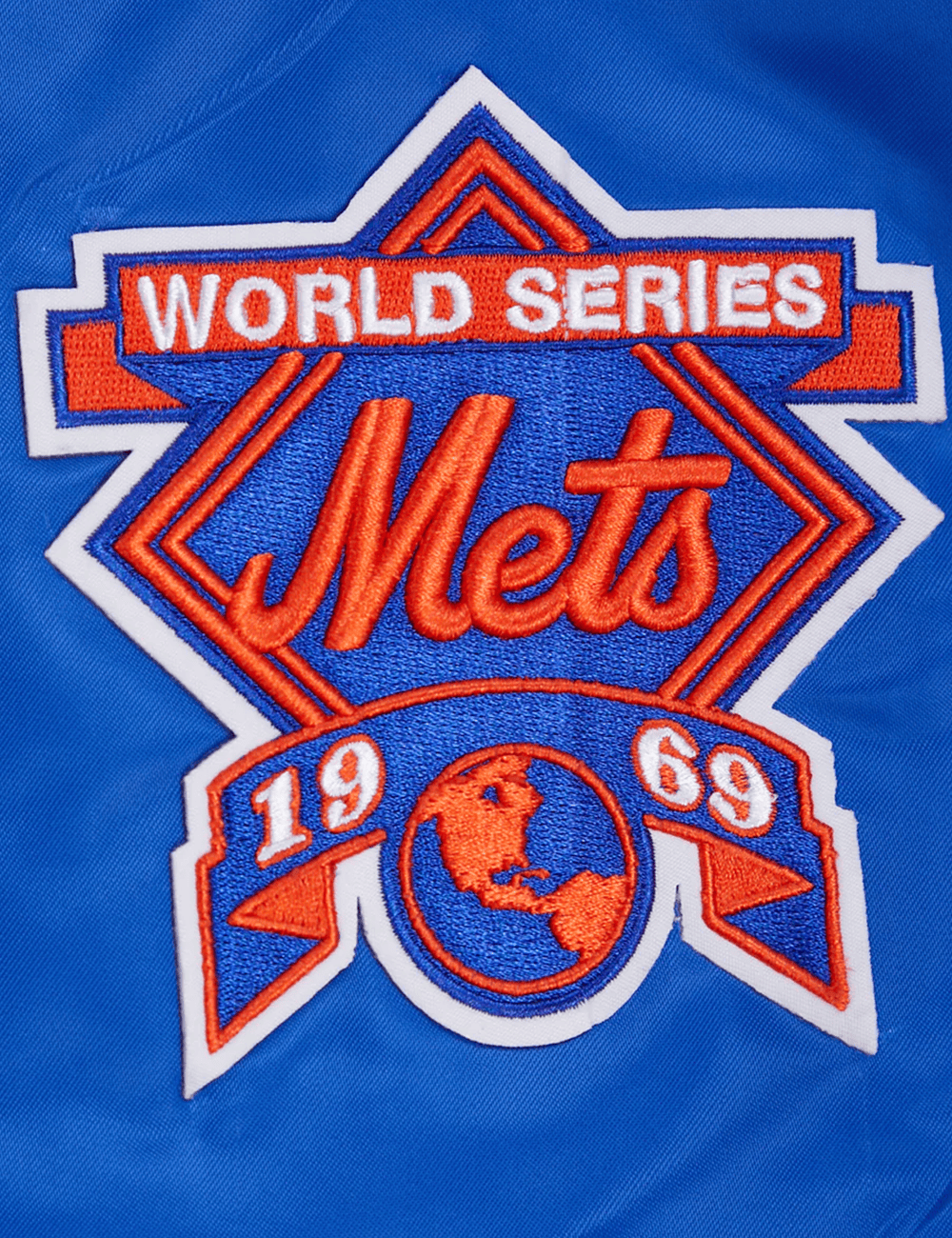 Pro Standard Jackets New York Mets Pro Standard MLB Retro Classic Lightweight Satin Jacket - Blue