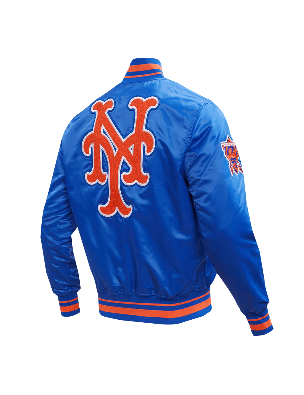 Pro Standard Jackets New York Mets Pro Standard MLB Retro Classic Lightweight Satin Jacket - Blue
