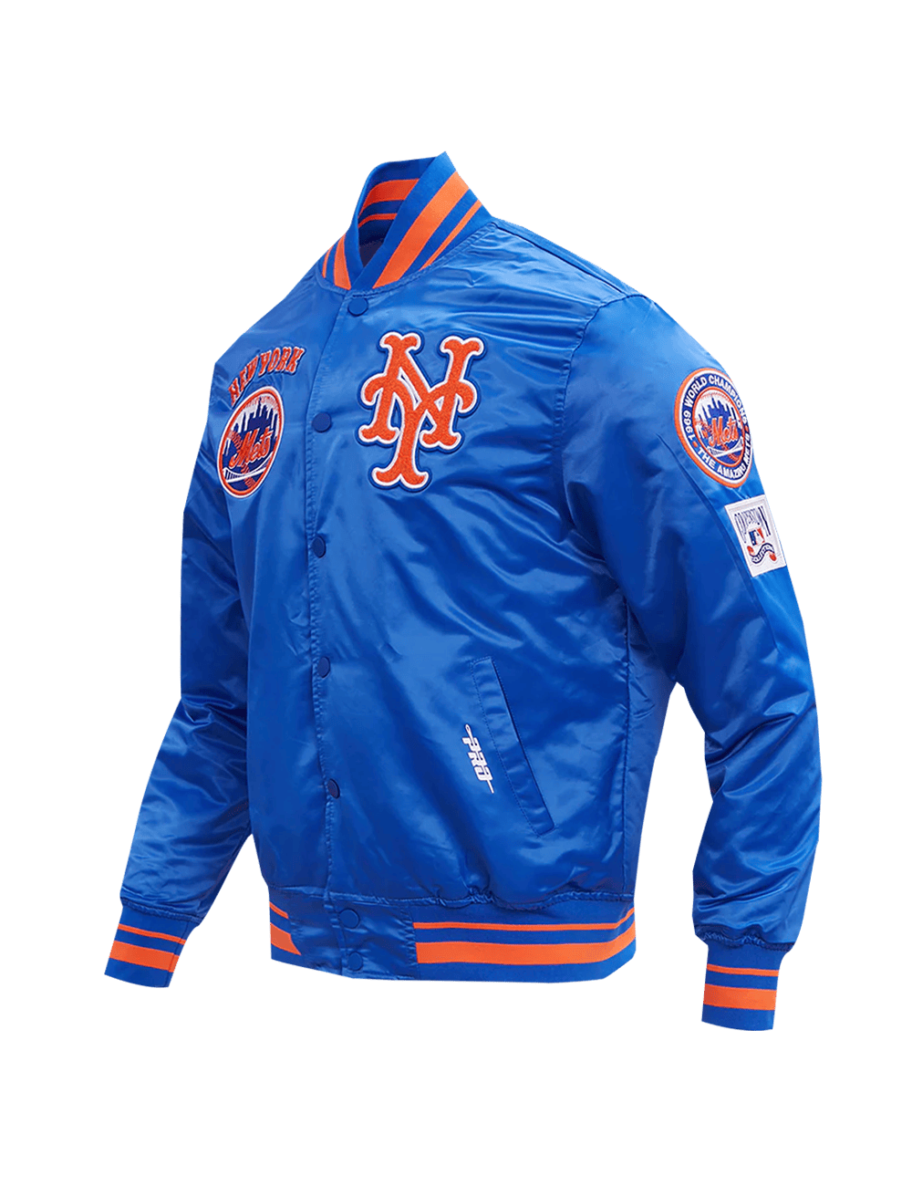 Pro Standard Jackets New York Mets Pro Standard MLB Retro Classic Lightweight Satin Jacket - Blue