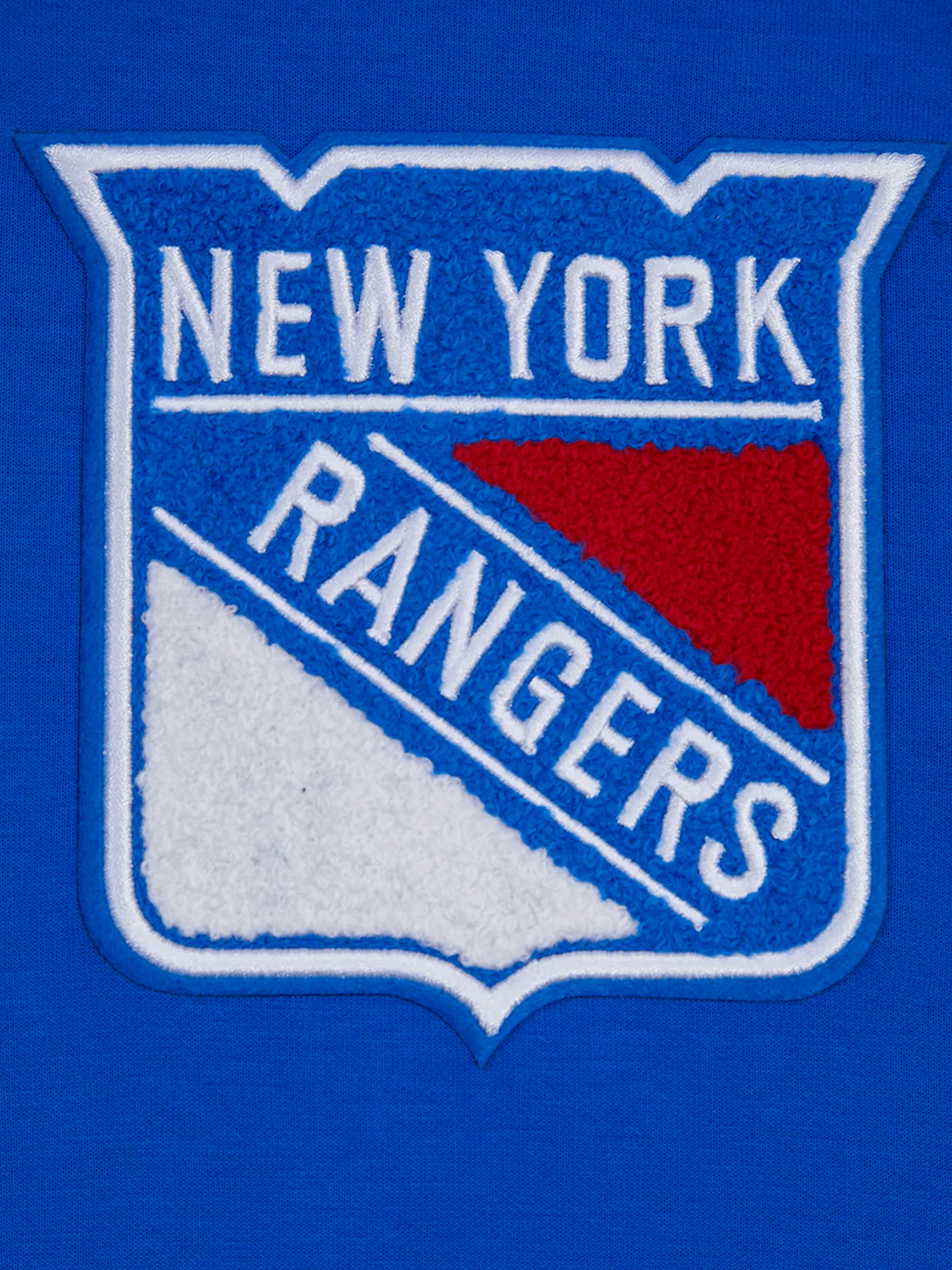Pro Standard Jumpers New York Rangers Pro Standard NHL Team Chenille Hoodie Jumper - Blue