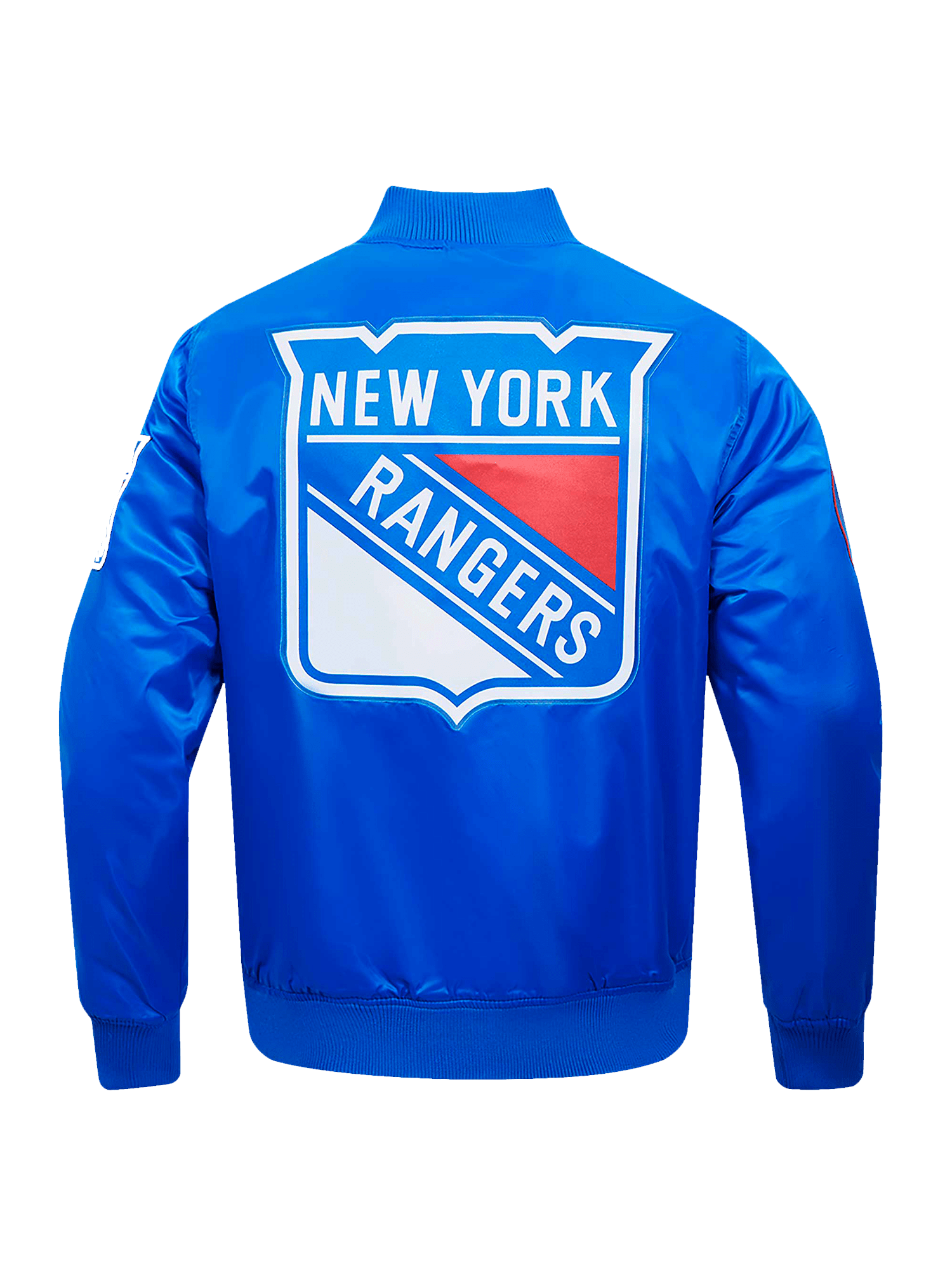 Pro Standard Jackets New York Rangers Pro Standard NHL Team Classic Satin Button Jacket - Blue