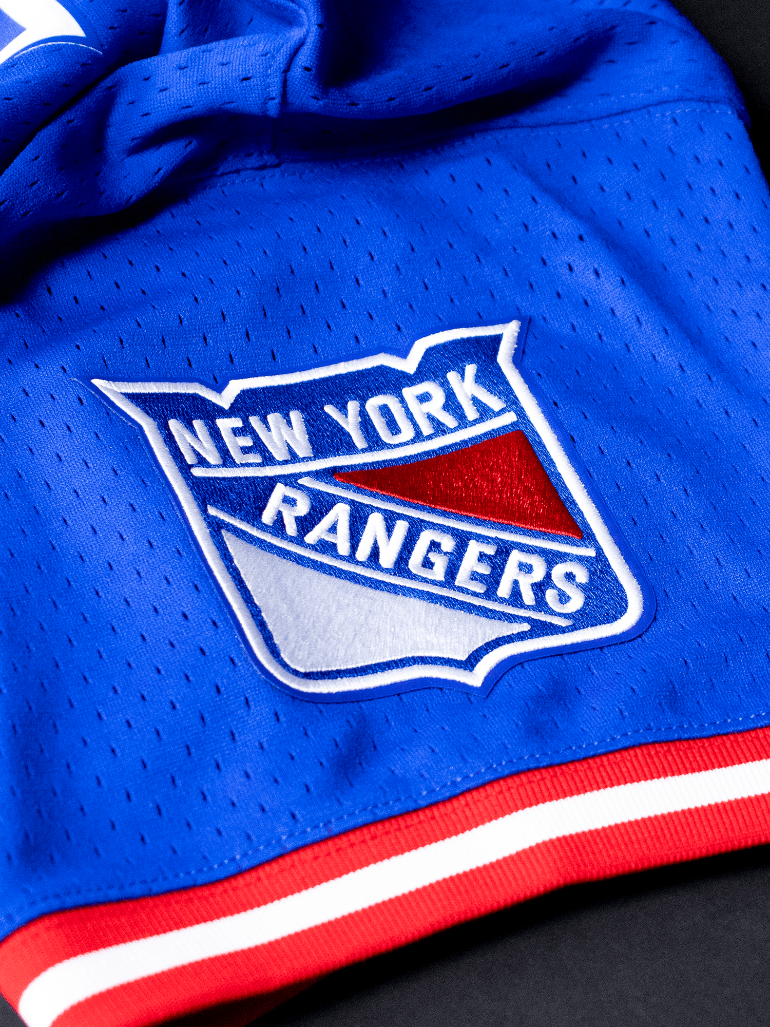 Pro Standard T-Shirts New York Rangers Pro Standard NHL Team Mesh Short Sleeve - Blue