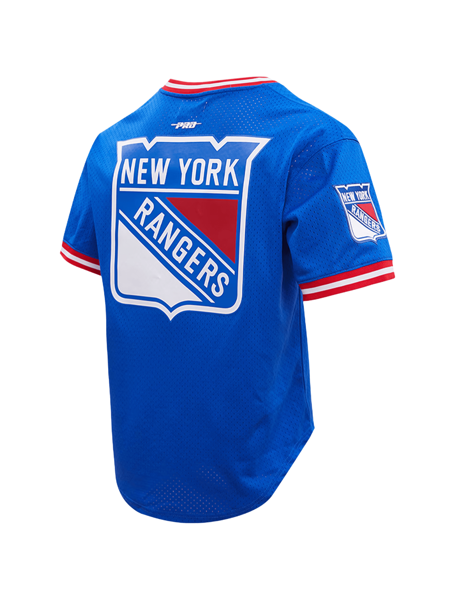 Pro Standard T-Shirts New York Rangers Pro Standard NHL Team Mesh Short Sleeve - Blue