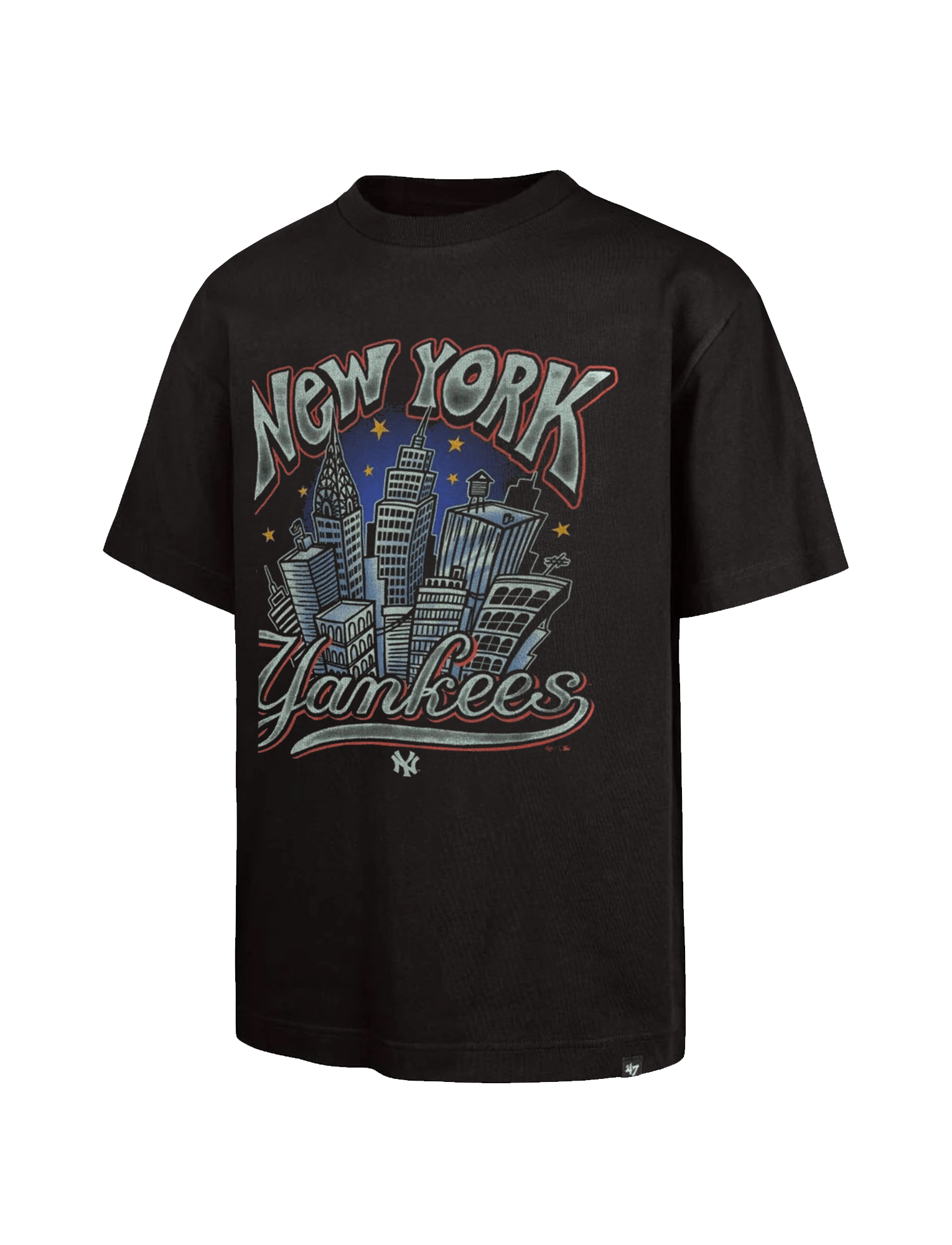 47 Brand T-Shirts New York Yankees '47 MLB City Vintage Foundation T-Shirt - Carbonite