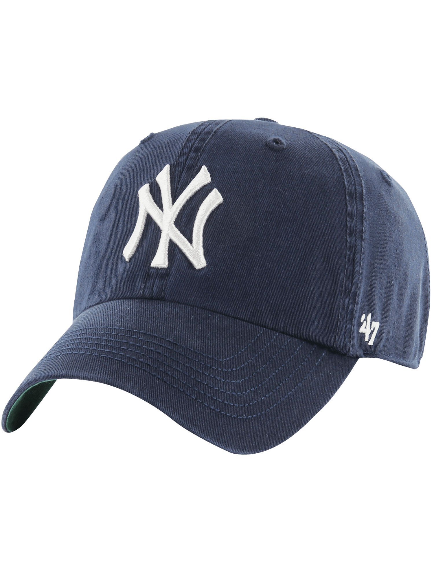 47 Brand Caps New York Yankees '47 MLB Team Clean Up Strapback Hat - Navy