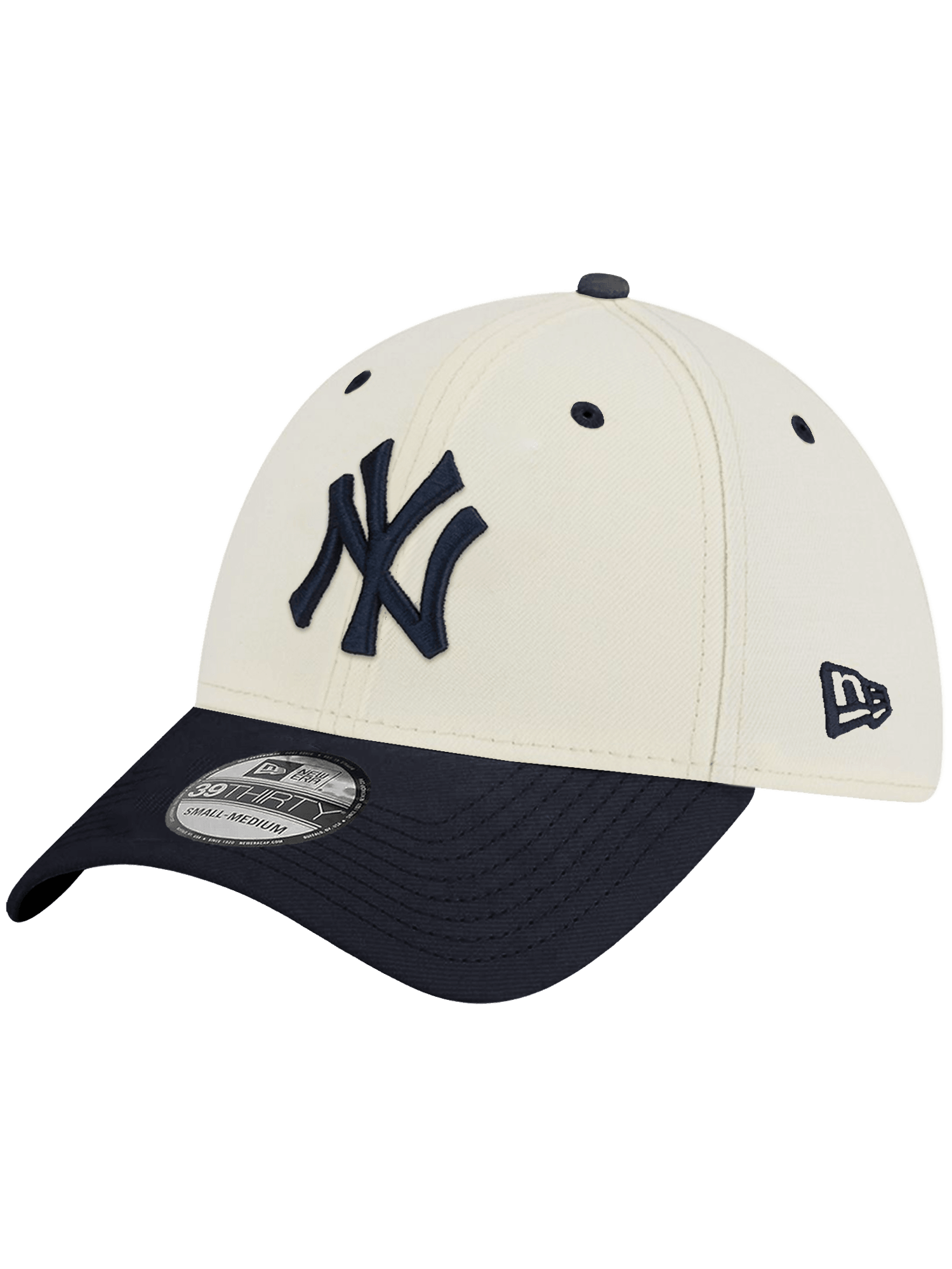 New Era Caps New York Yankees New Era MLB 2T Team 39THIRTY Stretch-Fit Hat - Chrome