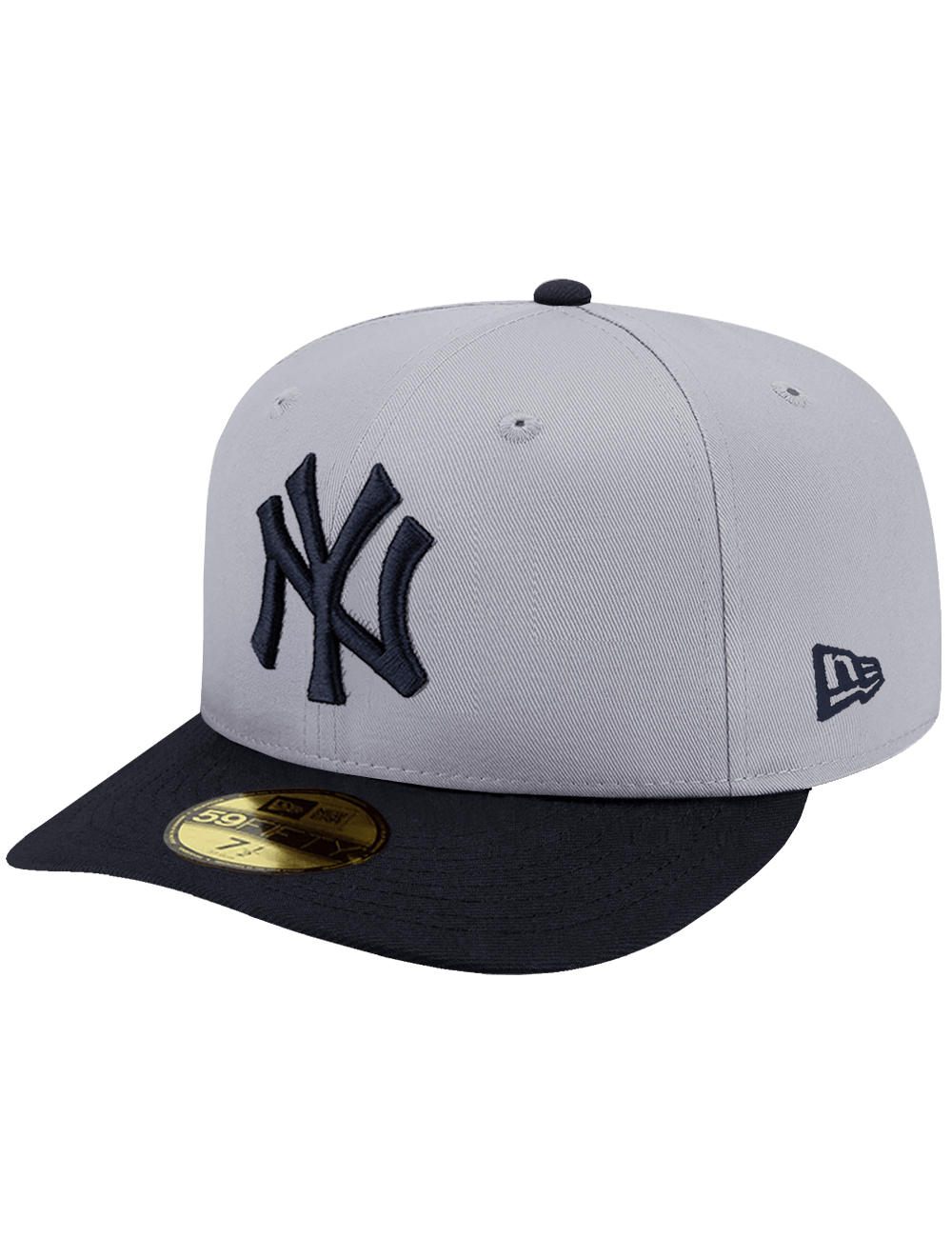 New Era Caps New York Yankees New Era MLB Alt Pre-Curved 59FIFTY Fitted Hat - Grey