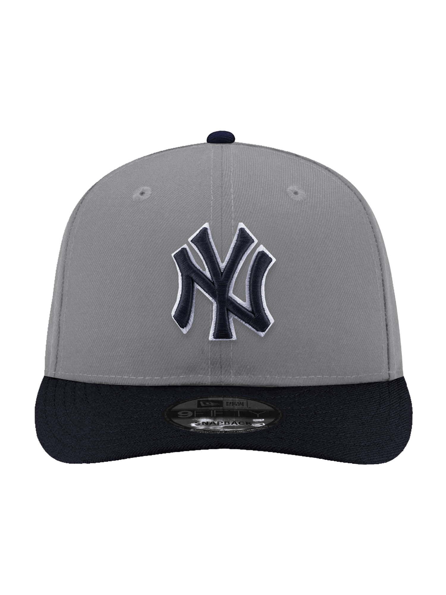 New Era Caps OSFA New York Yankees New Era MLB Alt Pre-Curved 9FIFTY Snapback Hat - Grey