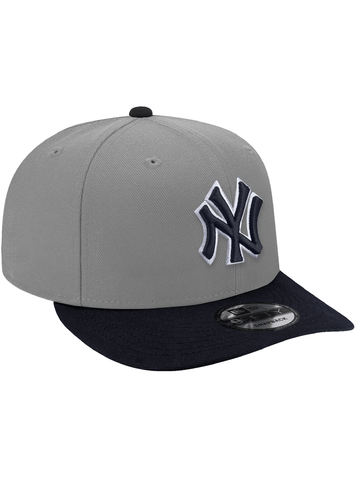 New Era Caps OSFA New York Yankees New Era MLB Alt Pre-Curved 9FIFTY Snapback Hat - Grey
