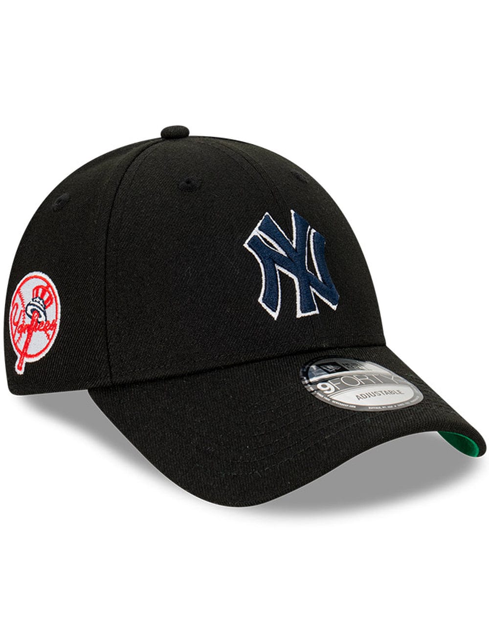 New Era Caps New York Yankees New Era MLB Black Classic 9FORTY Snapback Hat - Black