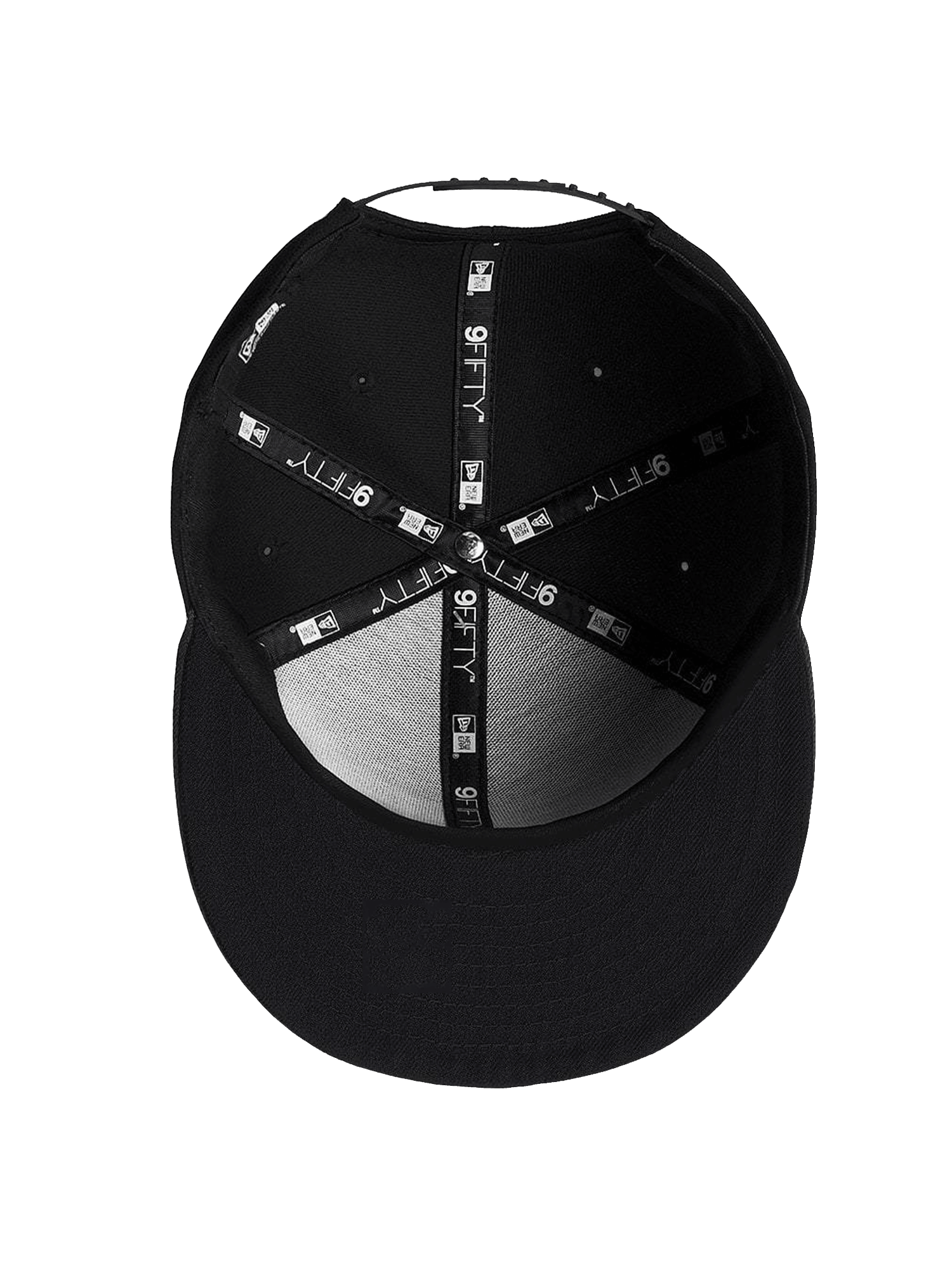 New Era Caps New York Yankees New Era MLB Black On Black 9FIFTY Pre-Curved Snapback Hat