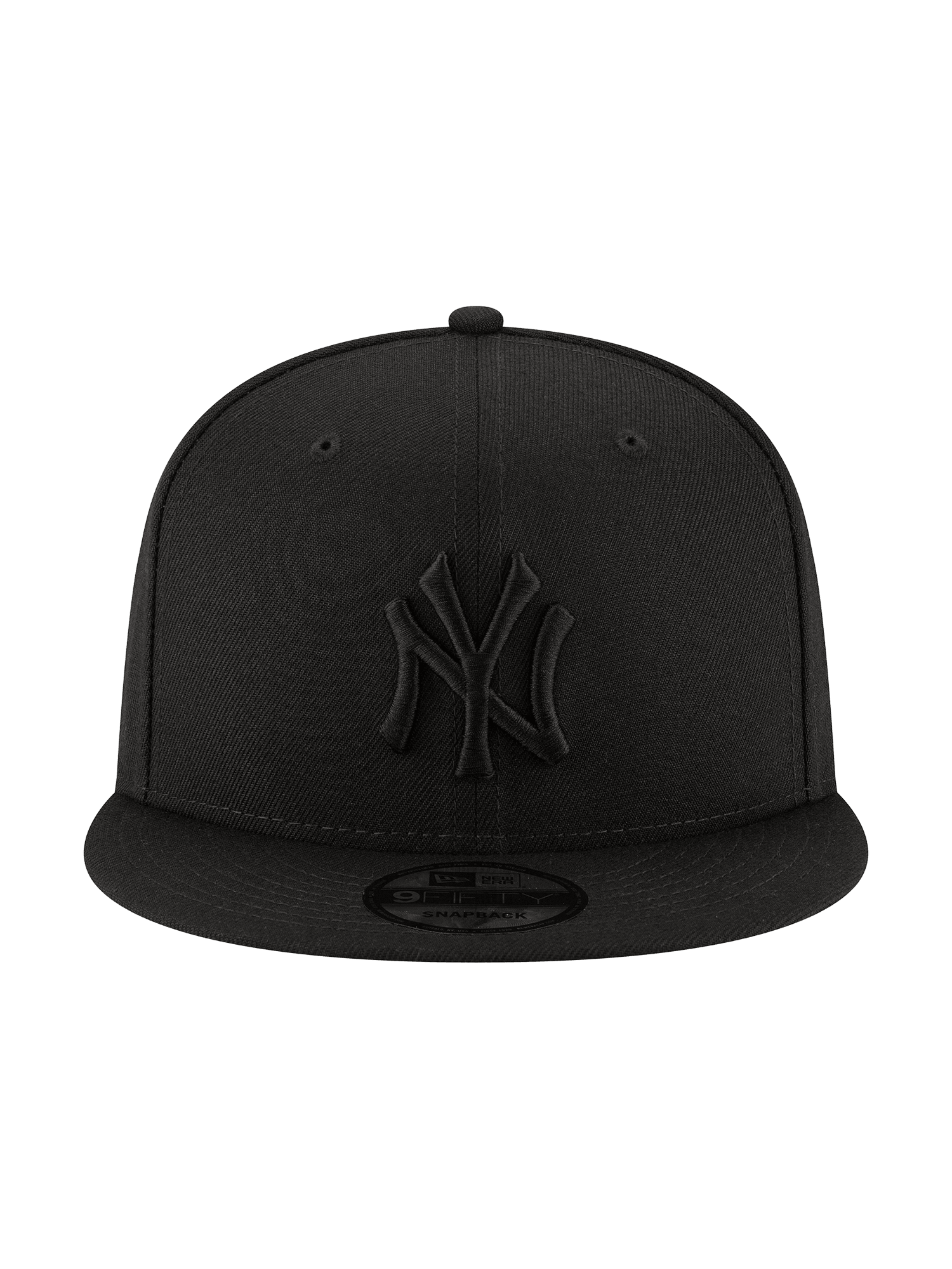 New Era Caps New York Yankees New Era MLB Black On Black 9FIFTY Snapback Hat