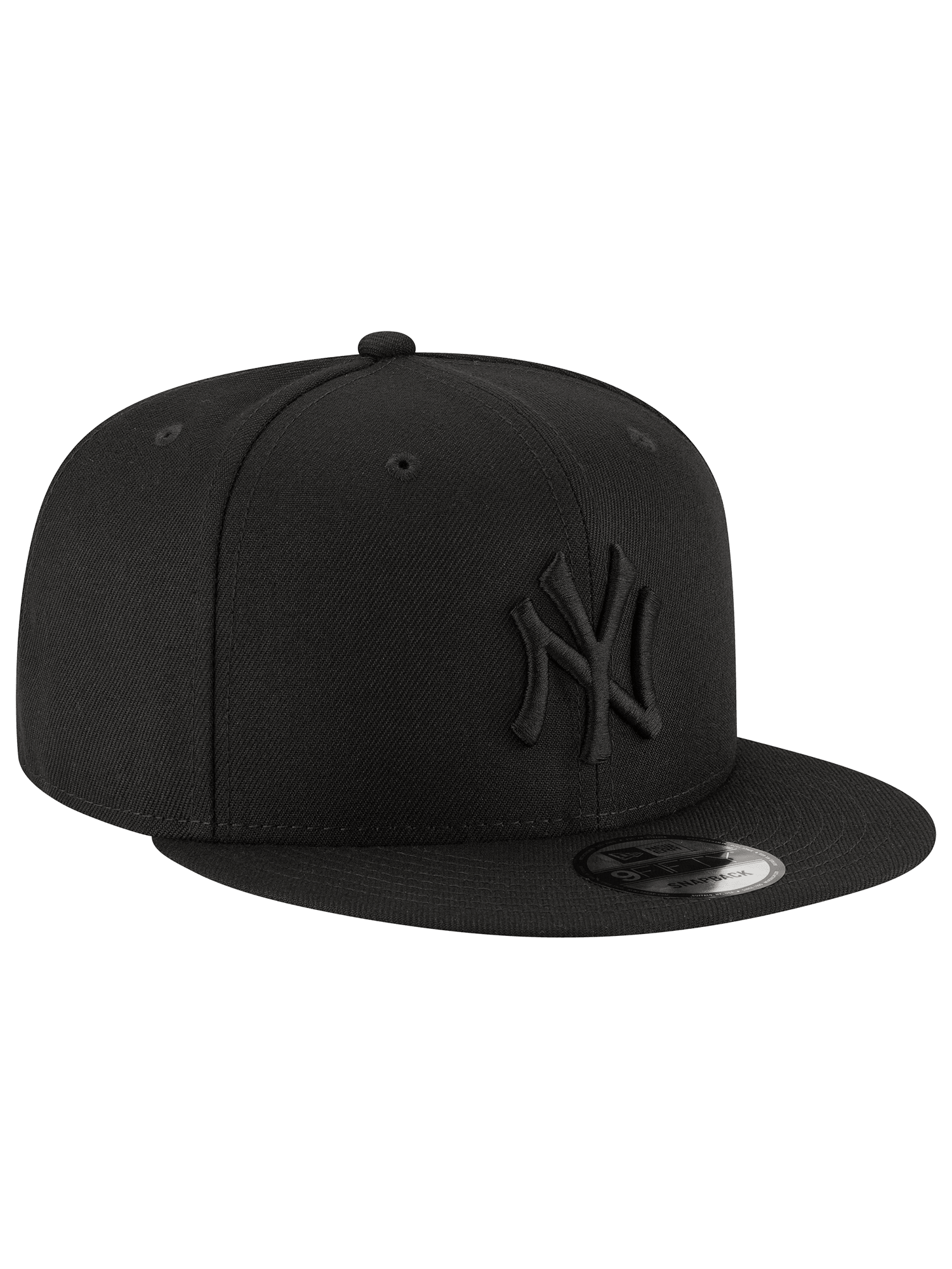 New Era Caps New York Yankees New Era MLB Black On Black 9FIFTY Snapback Hat