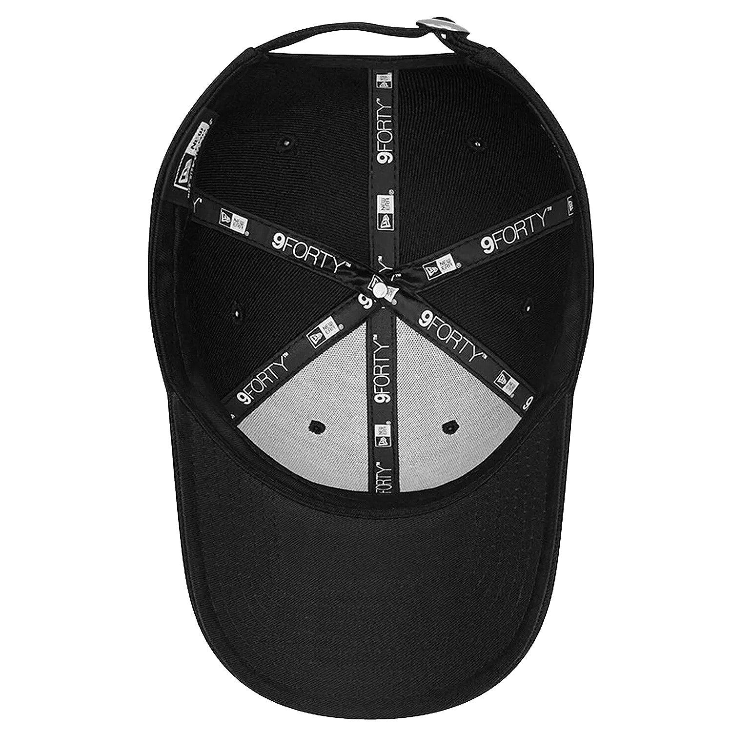 New Era Caps New York Yankees New Era MLB Black On Black 9FORTY Strapback Hat