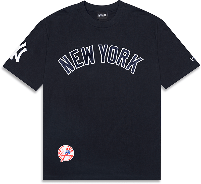 New Era T-Shirts New York Yankees New Era MLB Higher Grade Oversized T-Shirt - Navy