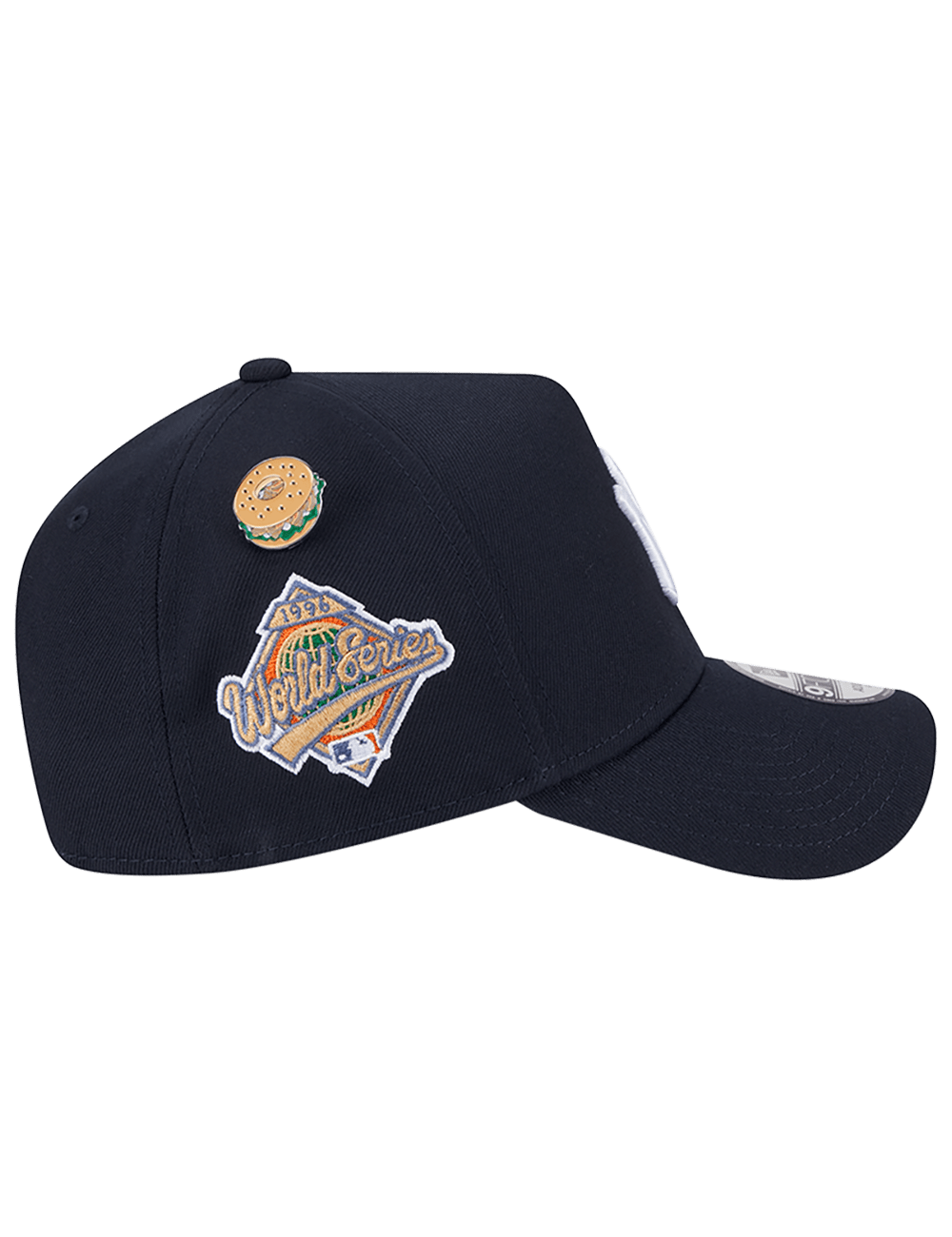New Era Caps New York Yankees New Era MLB Local Dishes 9FORTY A-Frame Snapback Hat - Navy