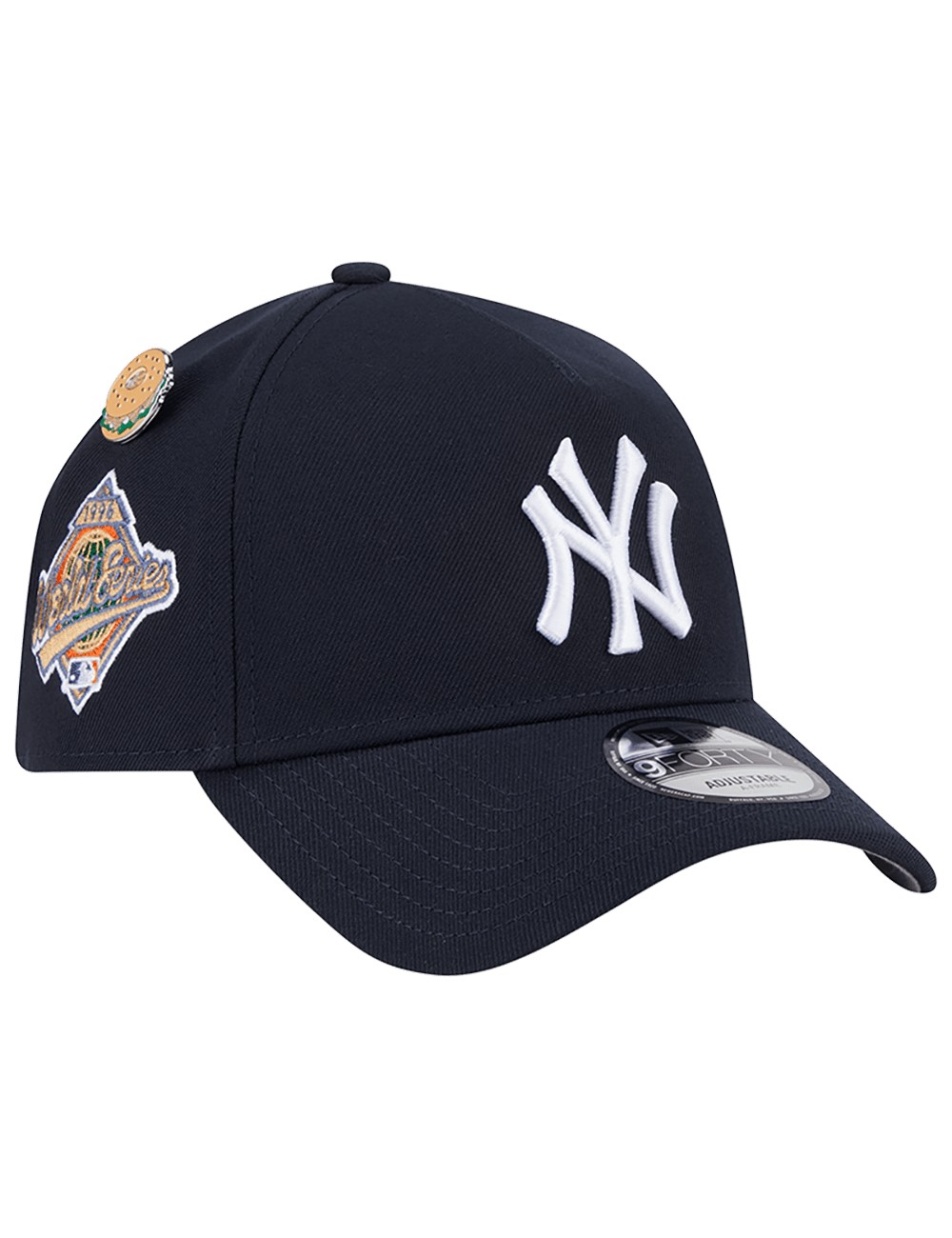 New Era Caps New York Yankees New Era MLB Local Dishes 9FORTY A-Frame Snapback Hat - Navy