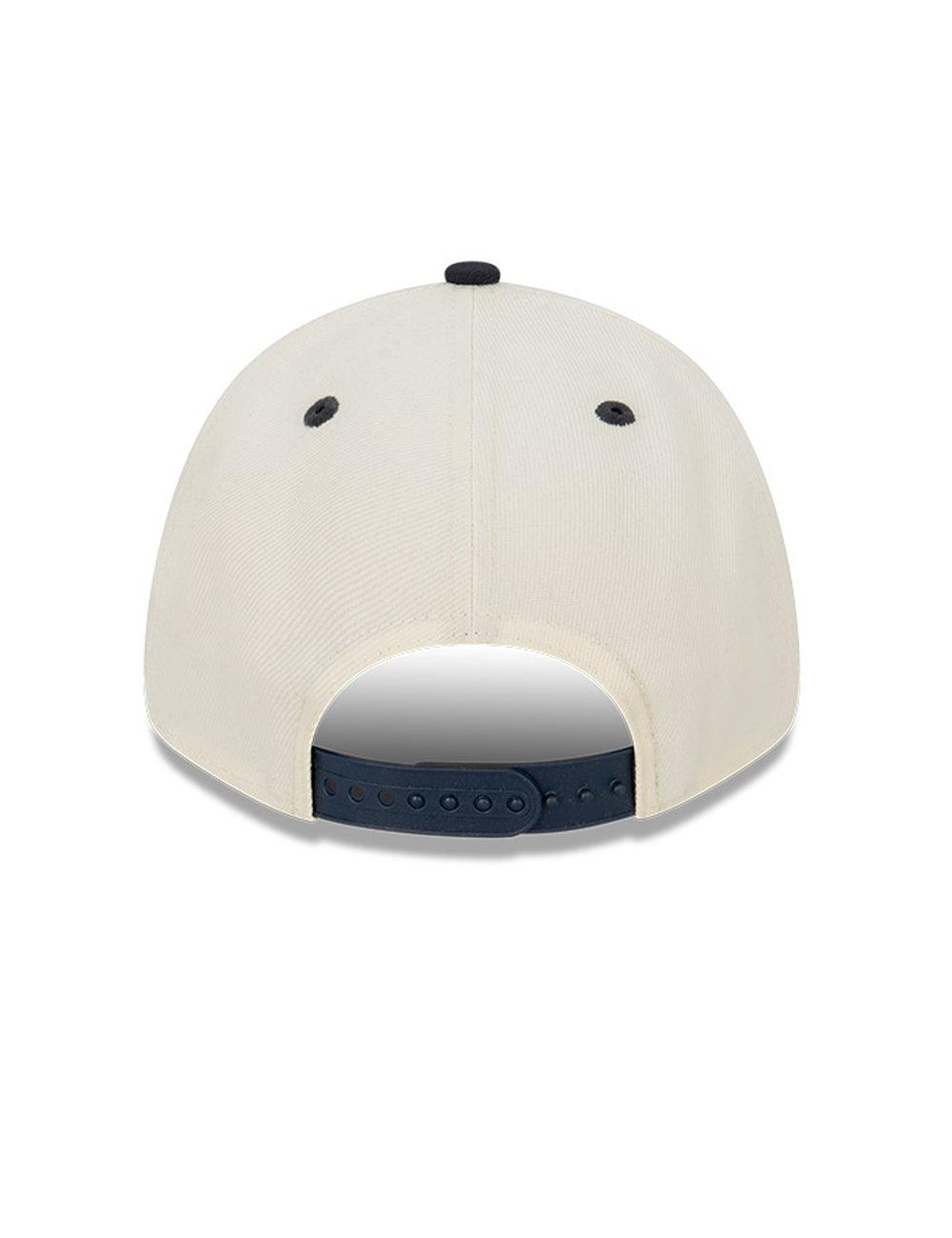 New Era Caps New York Yankees New Era MLB Team 2T 9FORTY Snapback Hat - Chrome White