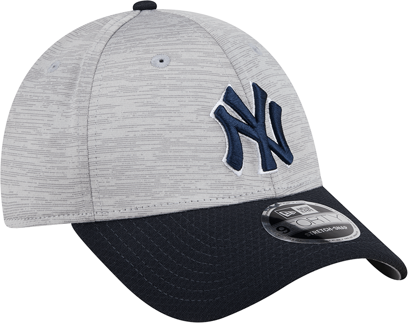 New Era Caps New York Yankees New Era MLB Team Active Digi-Tech 9FORTY Snapback Hat - Graphite Grey