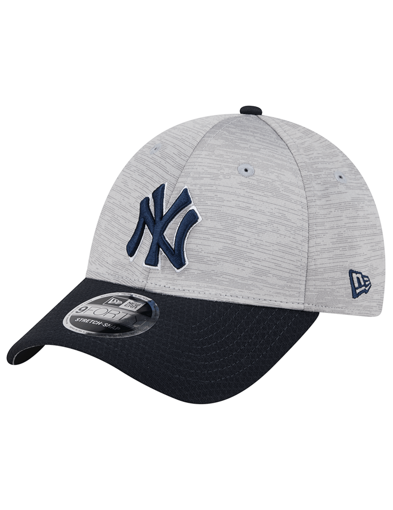 New Era Caps New York Yankees New Era MLB Team Active Digi-Tech 9FORTY Snapback Hat - Graphite Grey