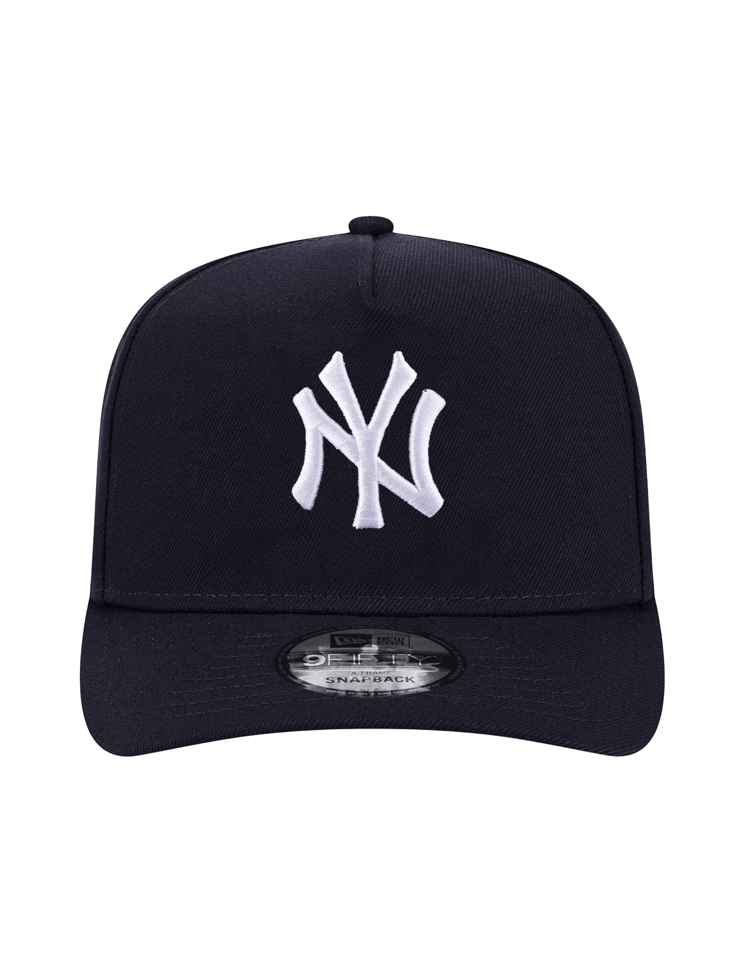 New Era Caps New York Yankees New Era MLB Team Pre-Curved 9FIFTY A-Frame Snapback Hat - Navy