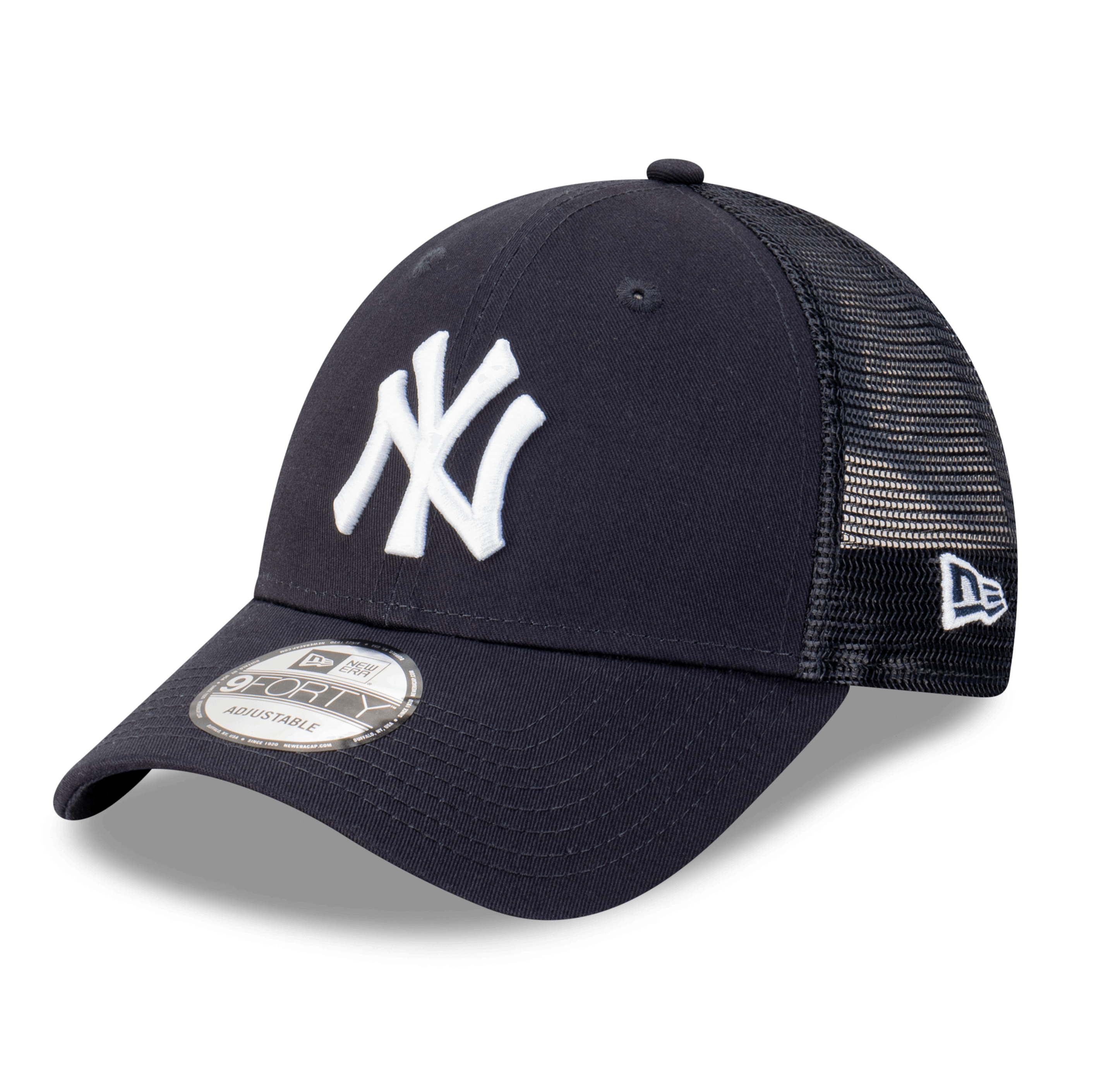 New Era Caps New York Yankees New Era MLB Team Trucker 9FORTY Snapback Hat - Navy