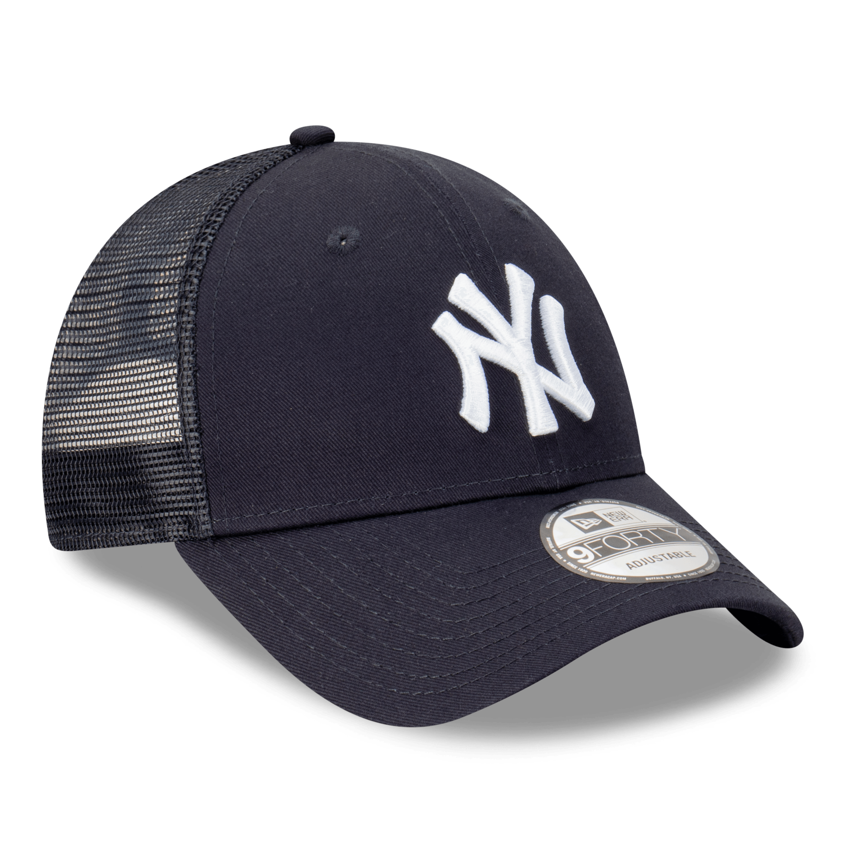 New Era Caps New York Yankees New Era MLB Team Trucker 9FORTY Snapback Hat - Navy