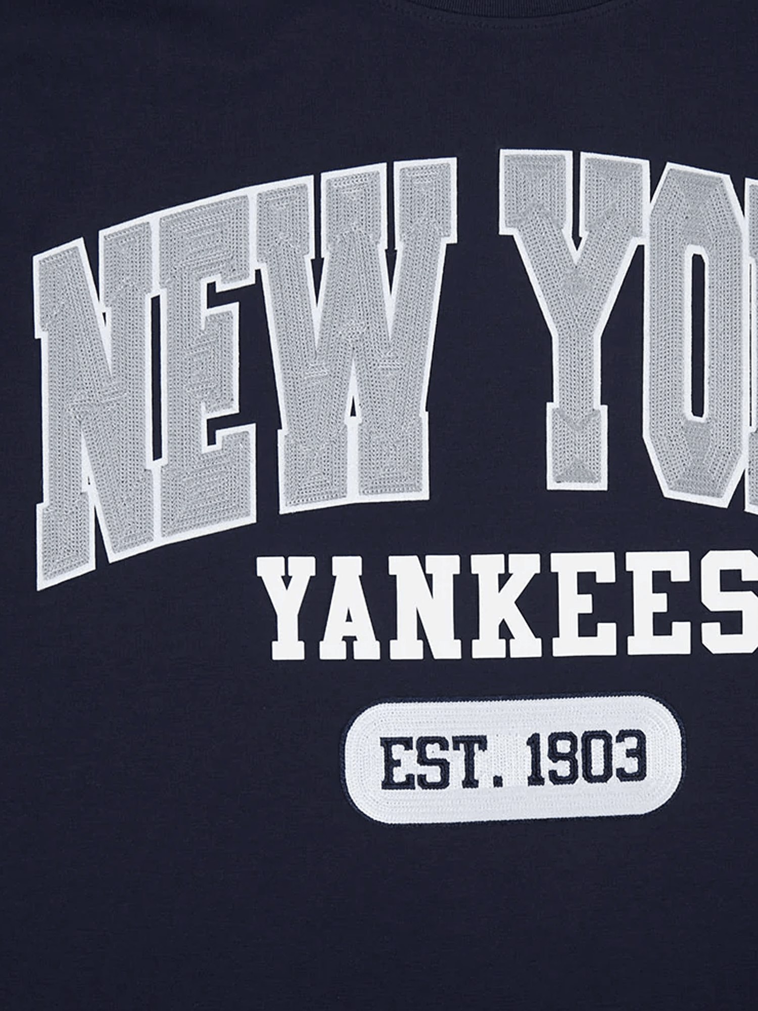 Pro Standard T-Shirts New York Yankees Pro Standard MLB City Arch Premium Flex T-Shirt - Navy