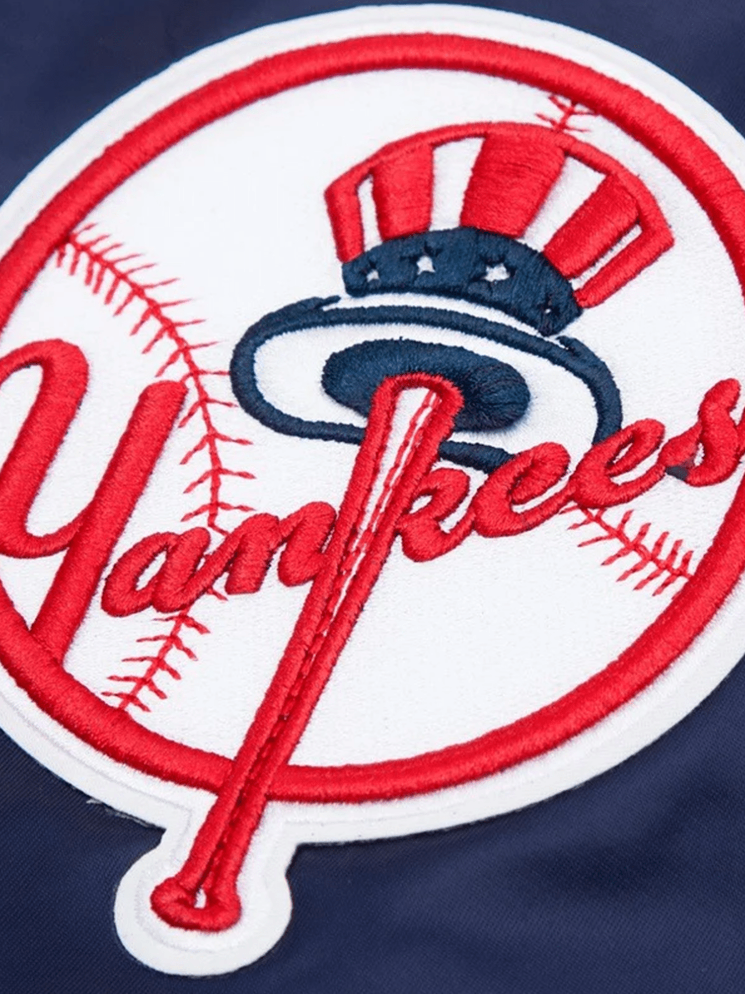 Pro Standard Jackets New York Yankees Pro Standard MLB Team Classic Satin Button Jacket - Navy