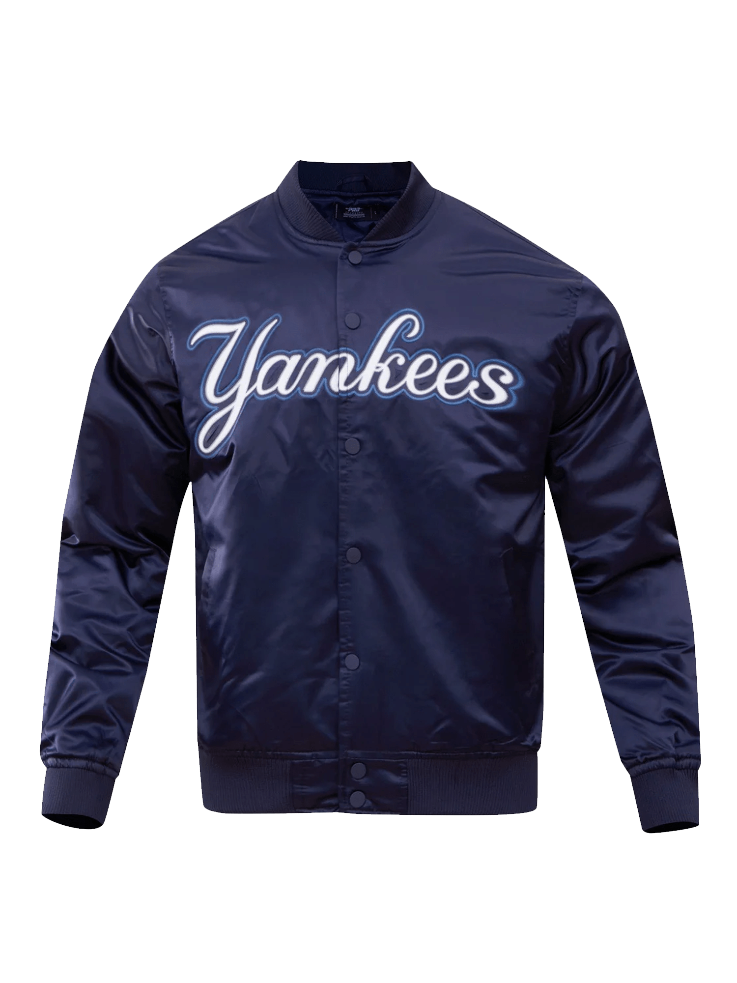 Pro Standard Jackets New York Yankees Pro Standard MLB Team Classic Satin Button Jacket - Navy
