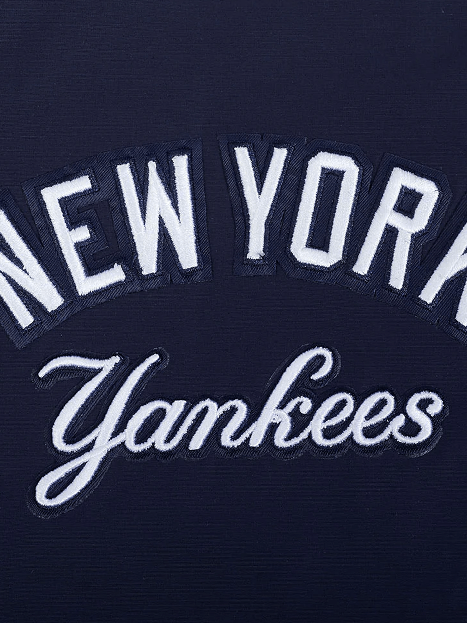 Pro Standard Jumpers New York Yankees Pro Standard MLB Woven Wind Zip Hoodie Jumper - Navy