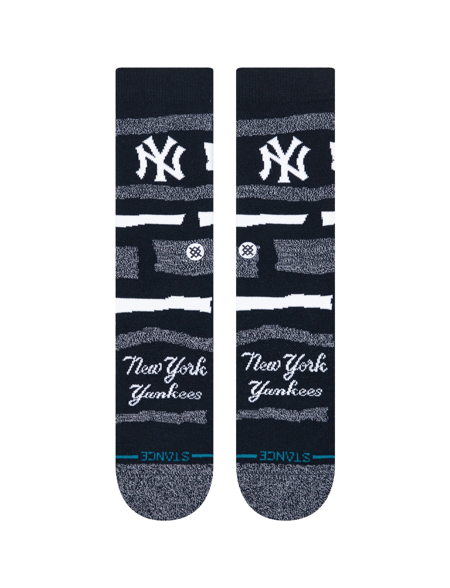 Stance Socks Large (9-12 US) New York Yankees Stance MLB Team Squeeze Crew Socks - Blue