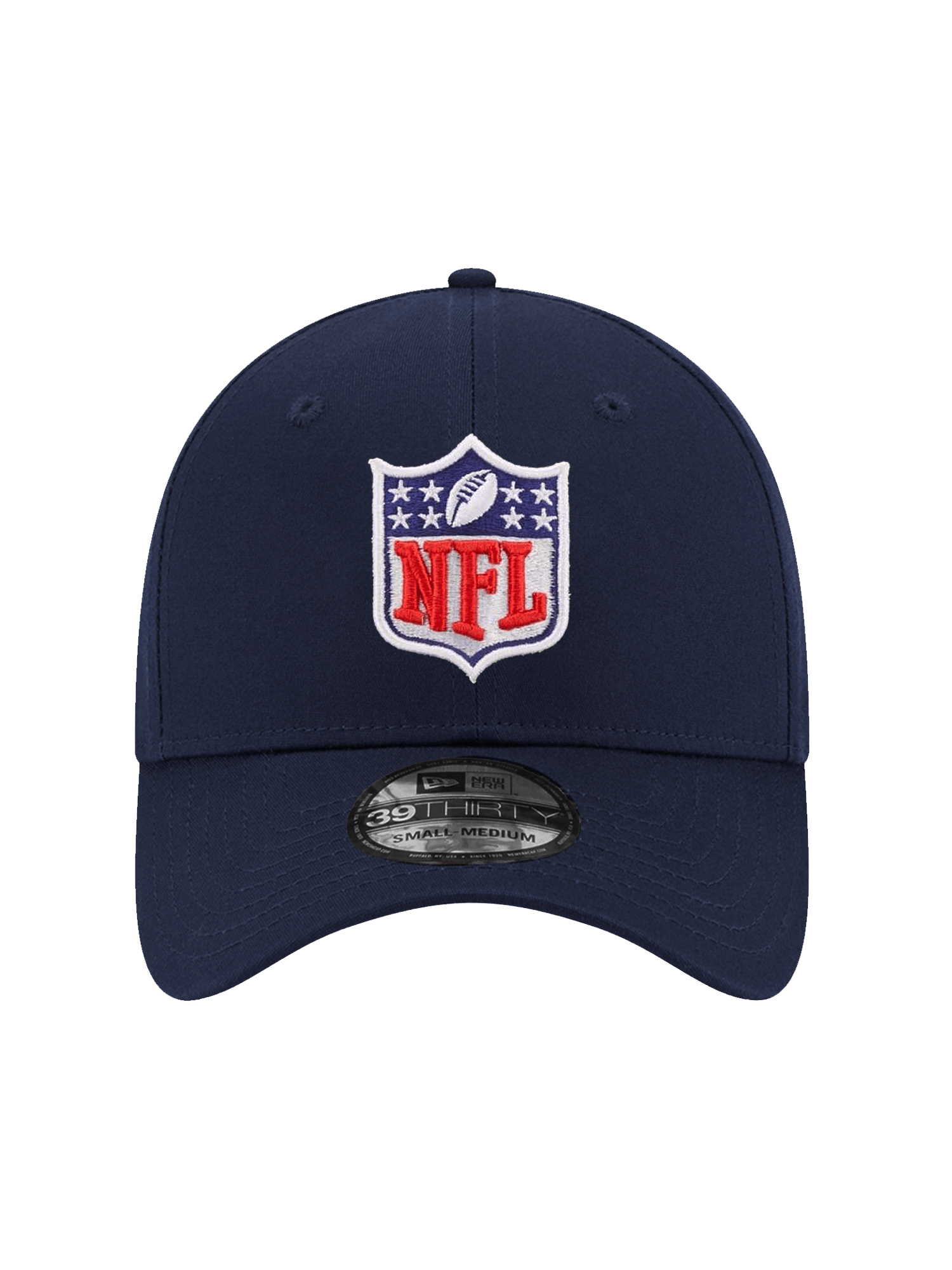 New Era Caps NFL Shield New Era NFL Team 39THIRTY Stretch-Fit Hat - Navy