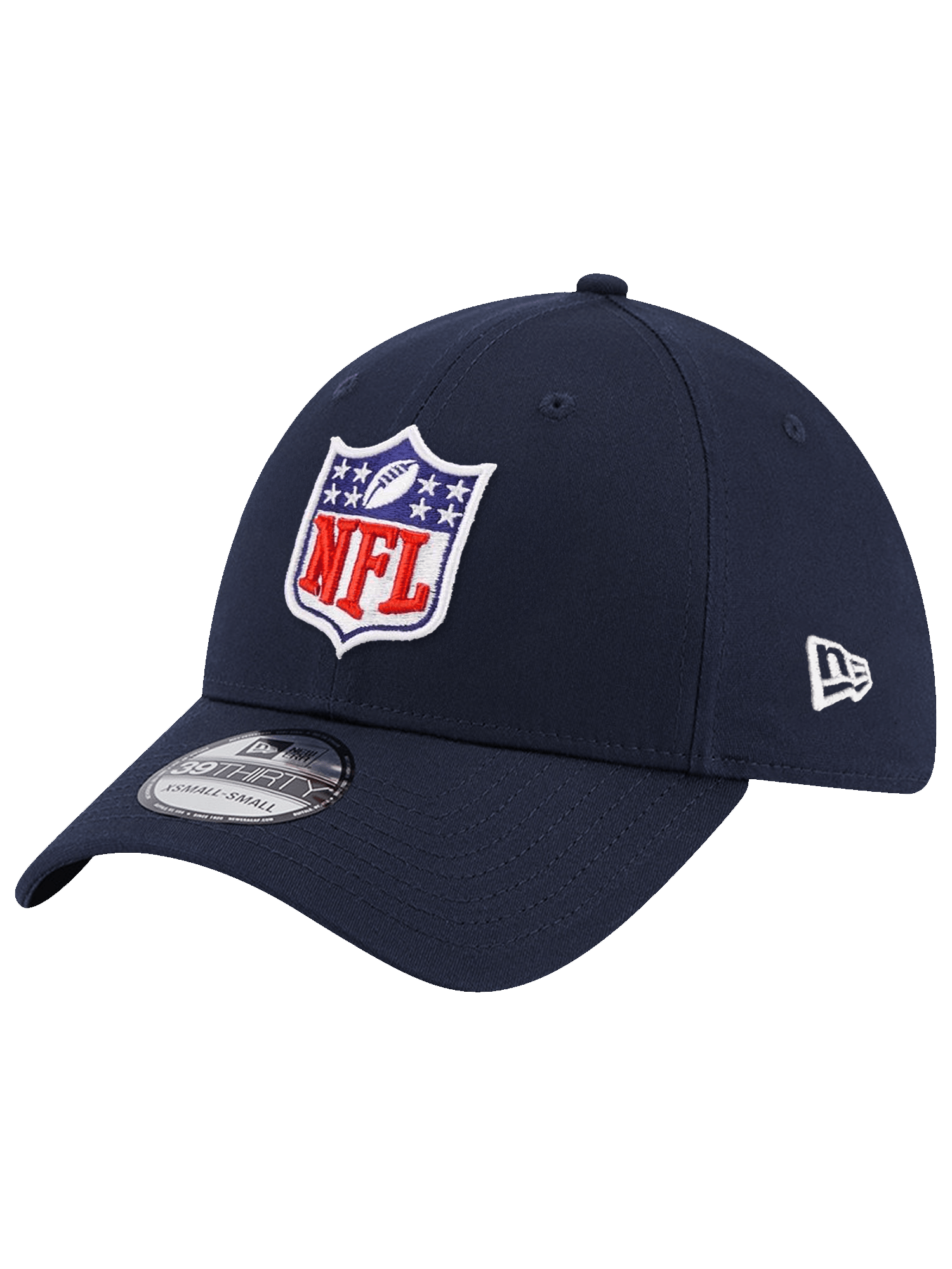 New Era Caps NFL Shield New Era NFL Team 39THIRTY Stretch-Fit Hat - Navy