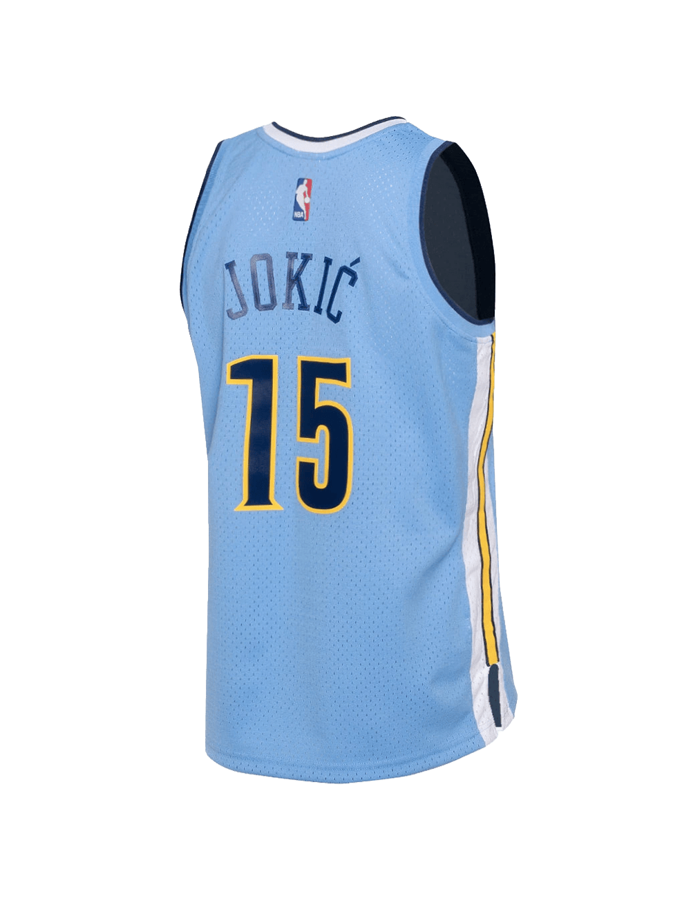 Mitchell And Ness Jerseys Nikola Jokic Denver Nuggets Mitchell & Ness NBA 16-17 Home Swingman Jersey - Light Blue