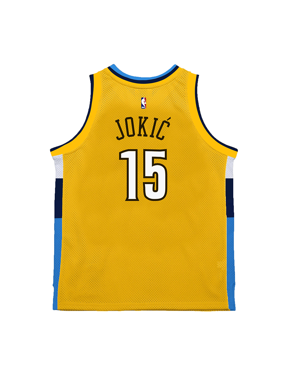 Mitchell And Ness Jerseys Nikola Jokic Denver Nuggets Mitchell & Ness NBA 17-18 Alt HWC Swingman Jersey - Gold