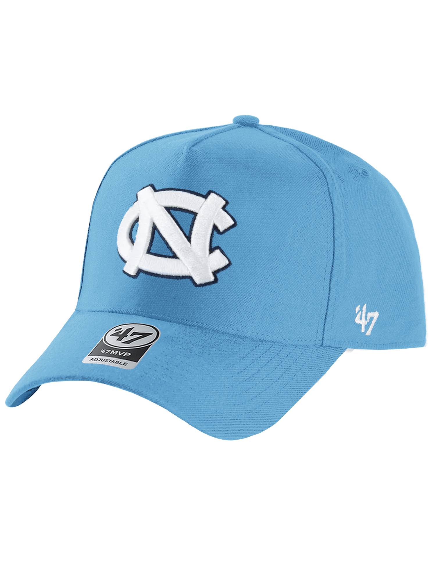47 Brand Caps North Carolina Tar Heels '47 NCAA Team MVP DT Snapback Hat - Blue
