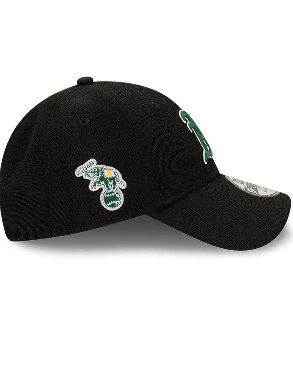 New Era Caps Oakland Athletics New Era MLB Black Classic 9FORTY Snapback Hat - Black