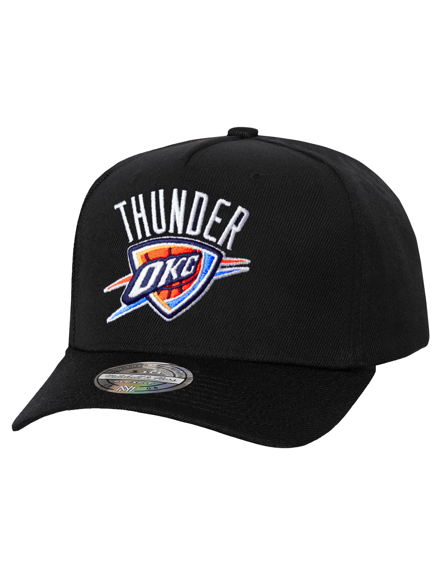 Mitchell And Ness Caps Oklahoma City Thunder Mitchell & Ness NBA Team 110 Flex Snapback Hat - Black