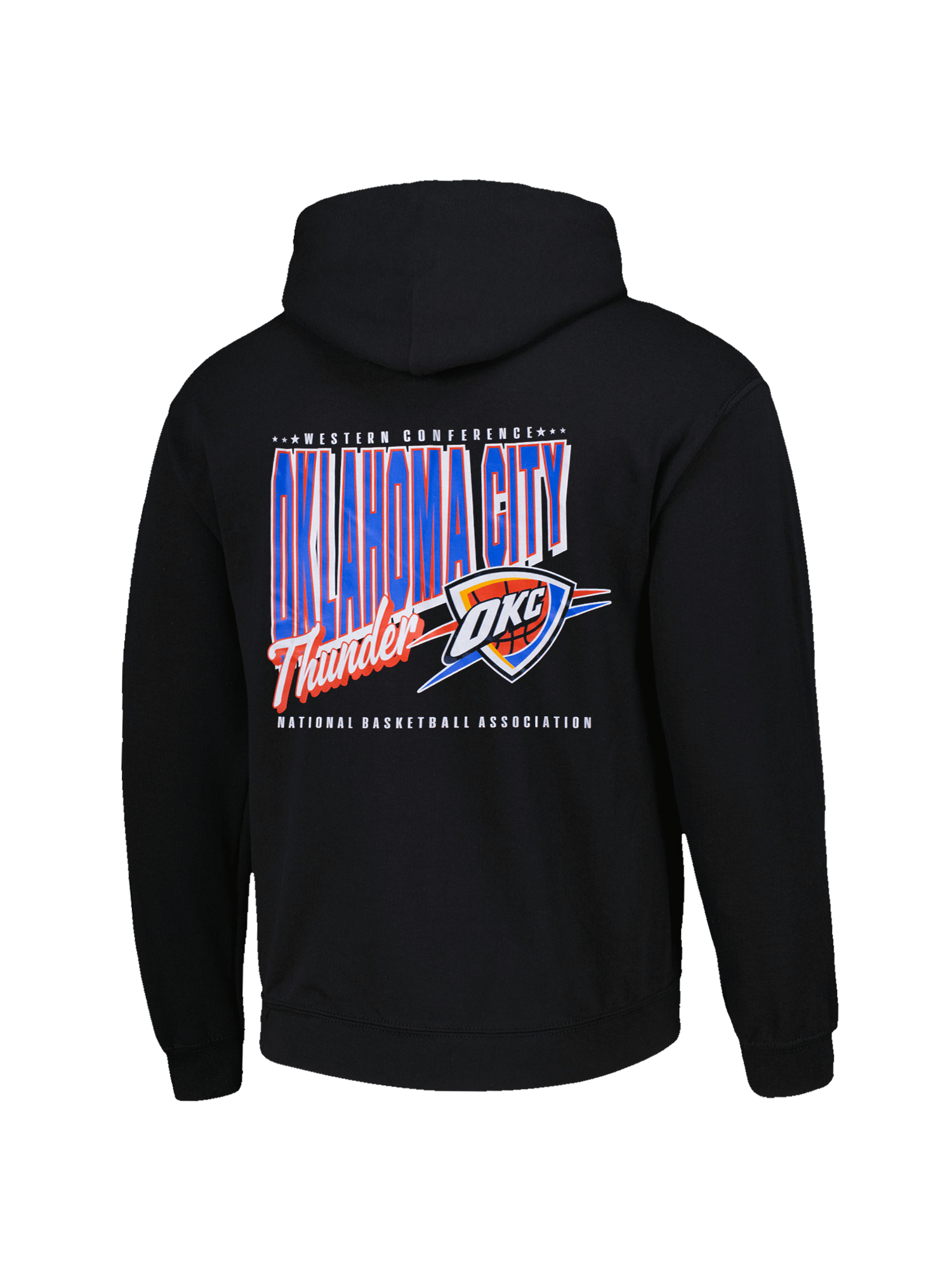 NBA Essentials Jumpers Oklahoma City Thunder NBA Essentials Clarkdale Hoodie Jumper - Black
