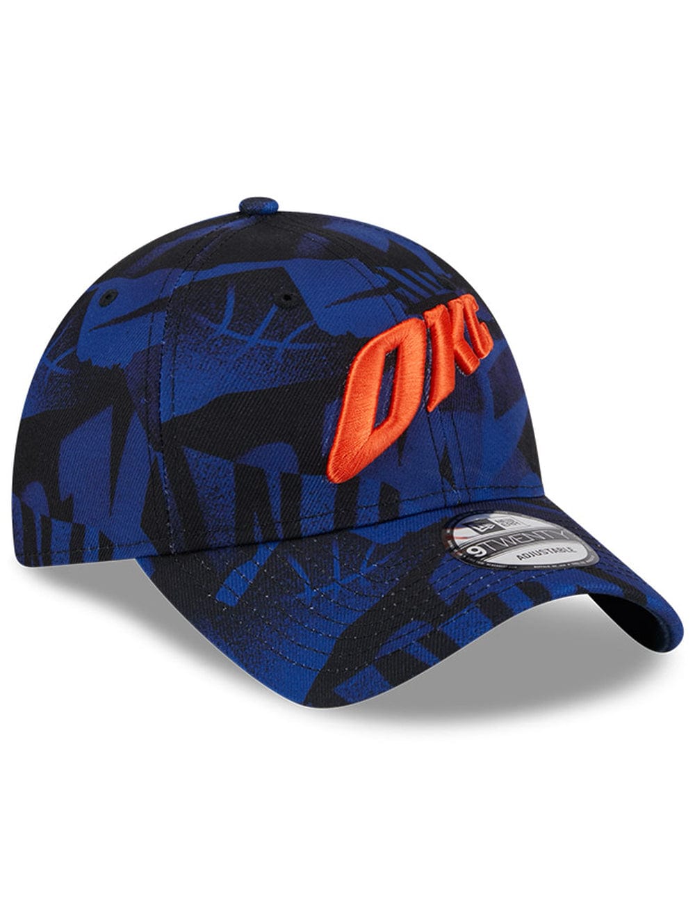 New Era Caps Oklahoma City Thunder New Era NBA 24 City Edition 9TWENTY Strapback Hat